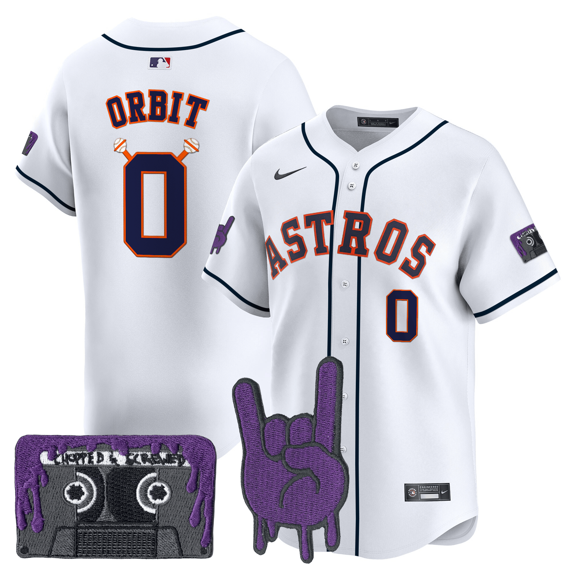Youth’s Houston DJ Screw Patch Vapor Premier Limited Jersey