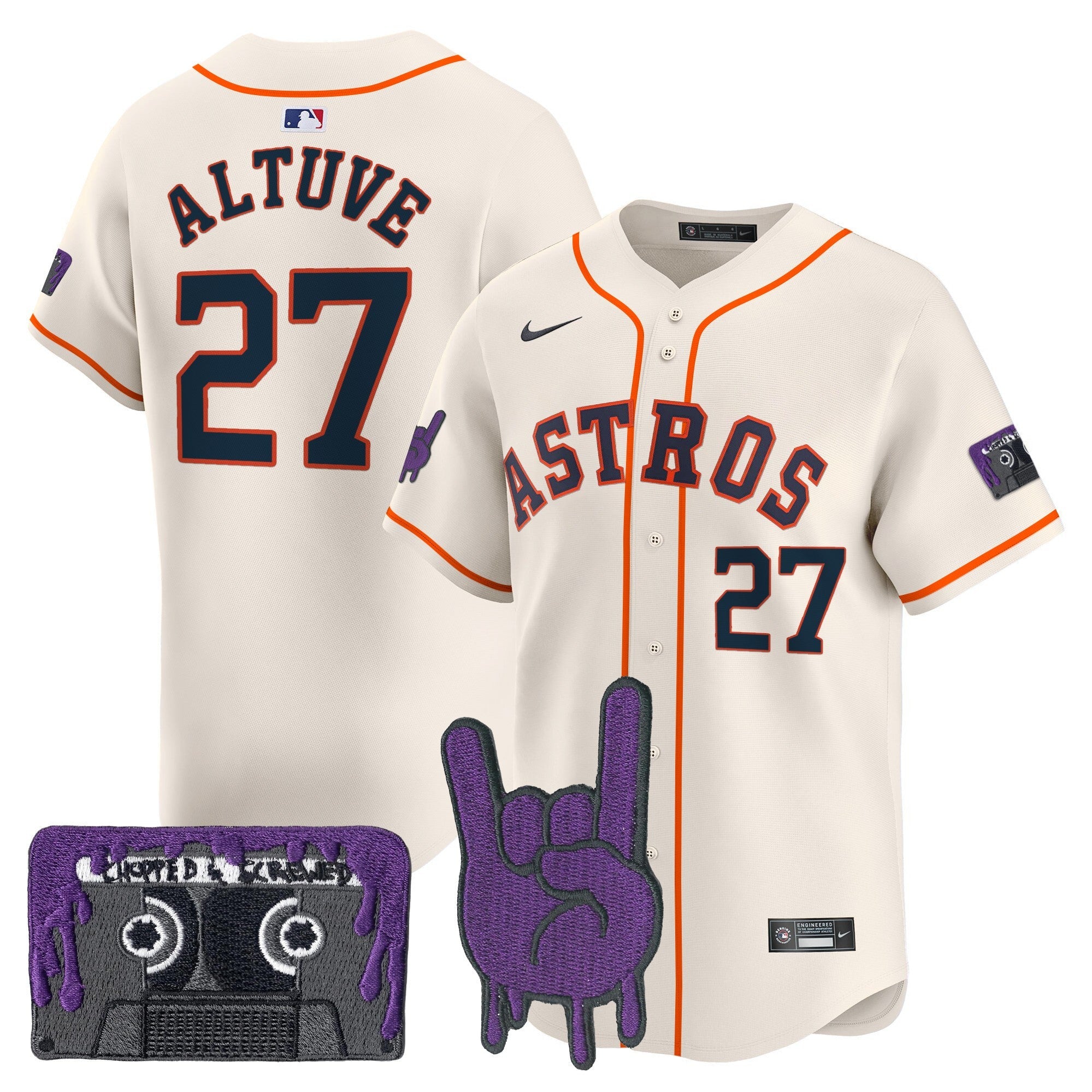 Men’s Houston DJ Screw Patch Vapor Premier Limited Jersey