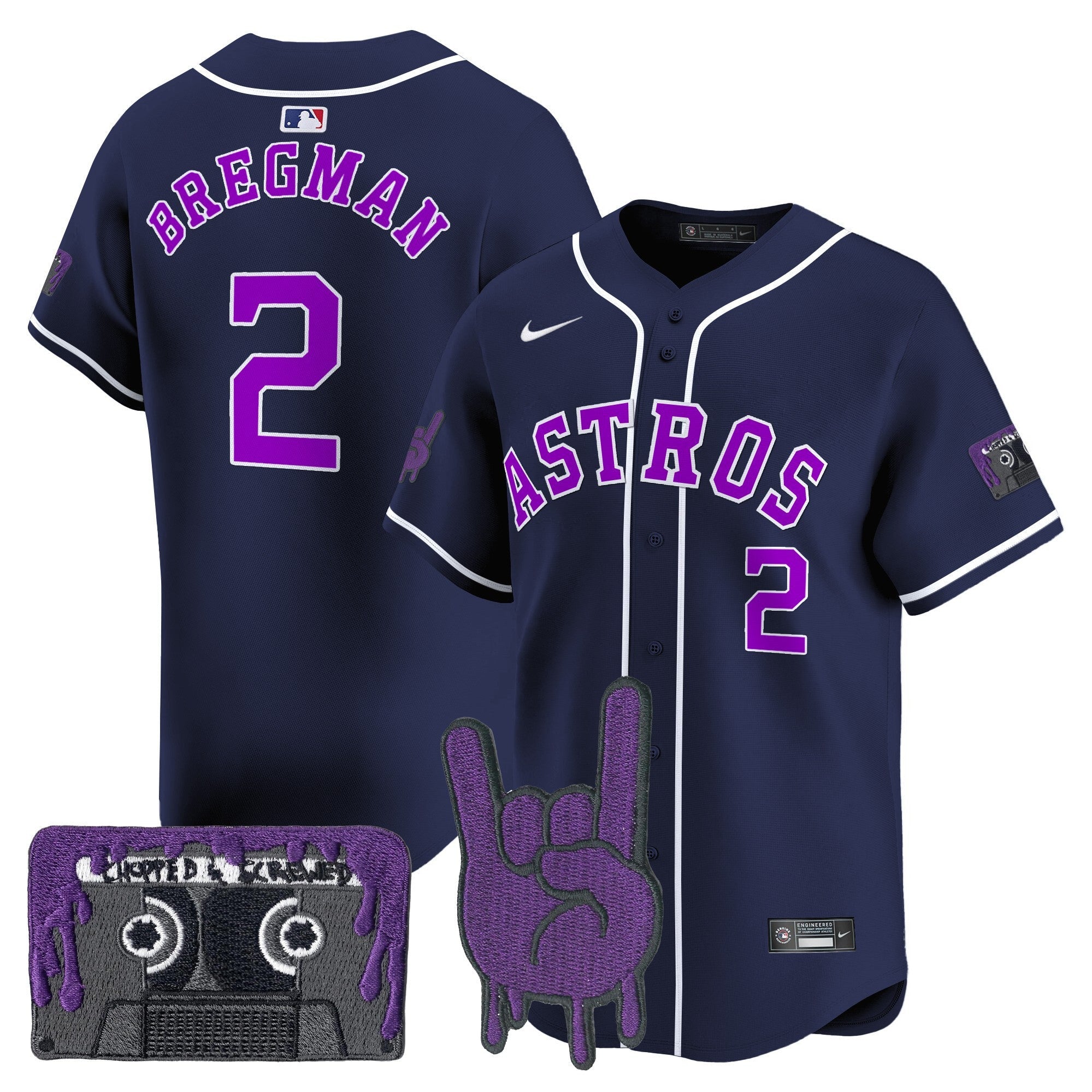 Youth’s Houston DJ Screw Patch Vapor Premier Limited Jersey