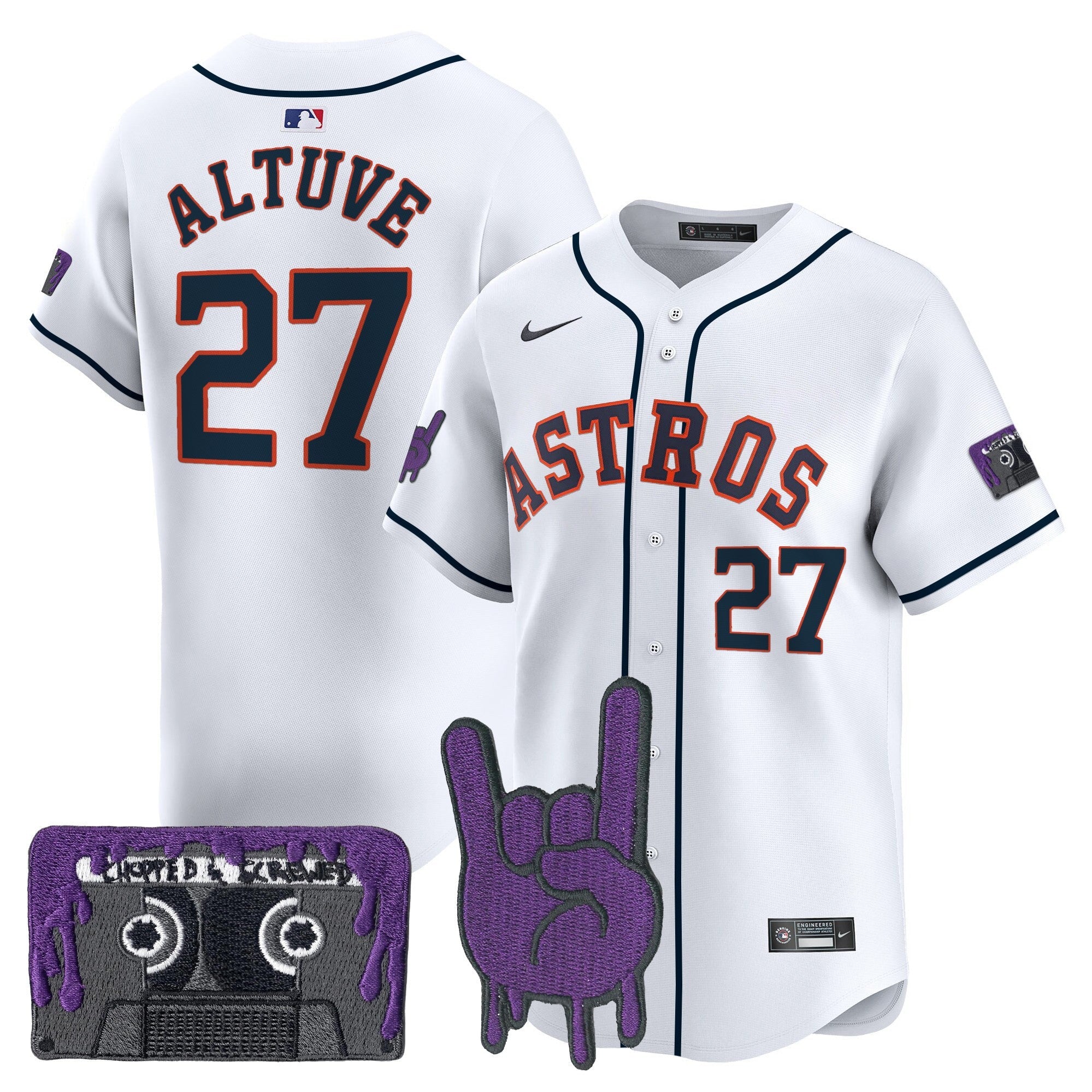 Youth’s Houston DJ Screw Patch Vapor Premier Limited Jersey
