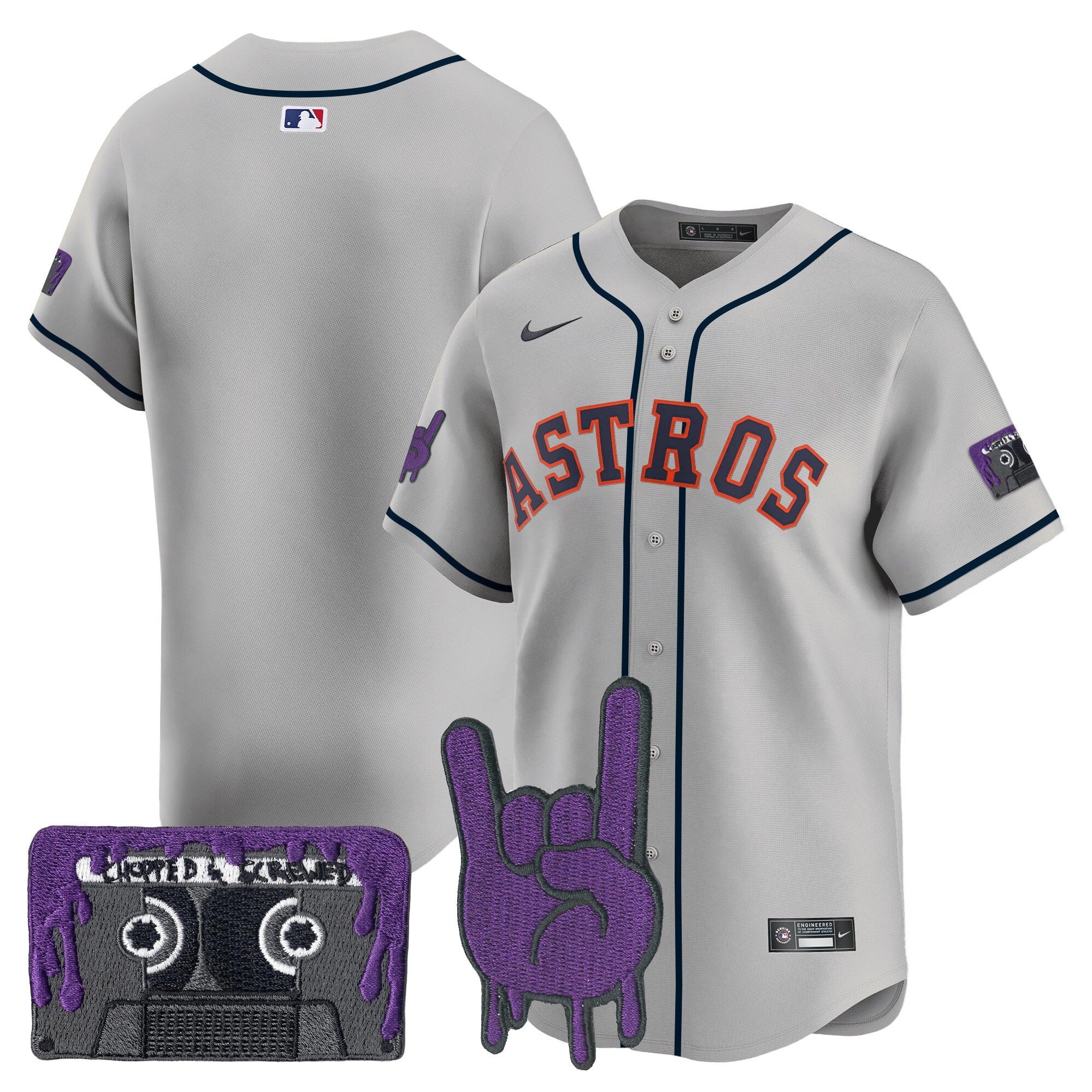 Men’s Houston DJ Screw Patch Vapor Premier Limited Jersey