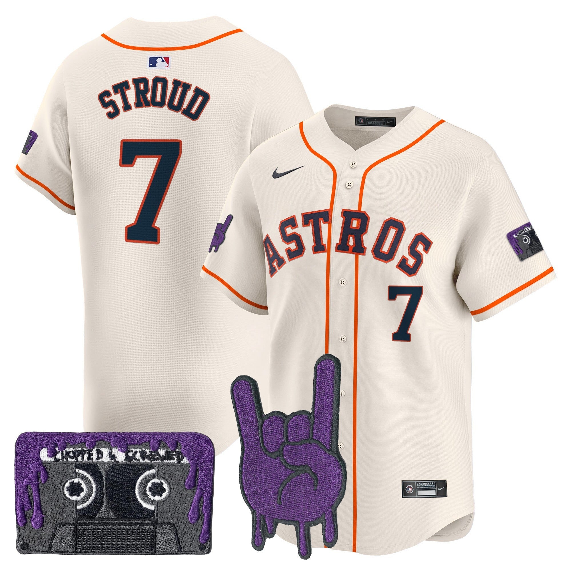 Youth’s Houston DJ Screw Patch Vapor Premier Limited Jersey