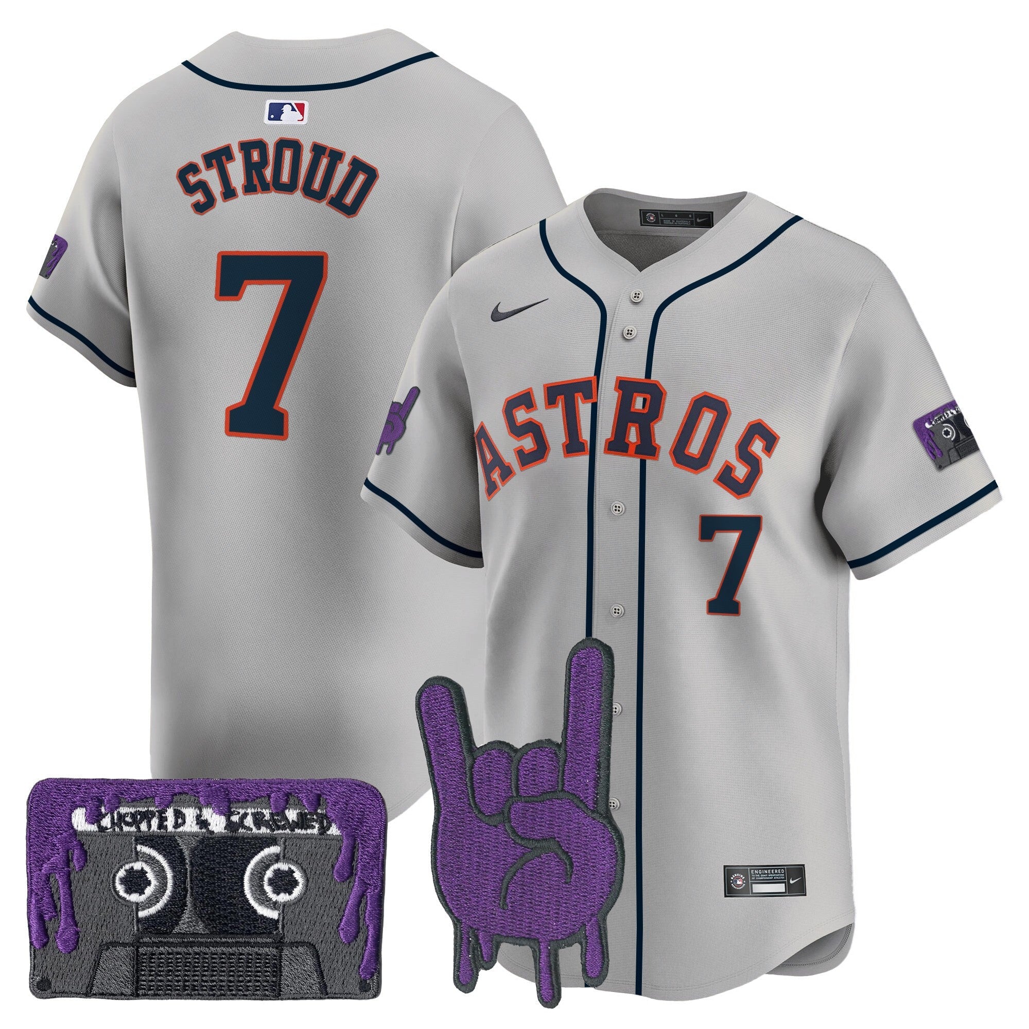 Youth’s Houston DJ Screw Patch Vapor Premier Limited Jersey