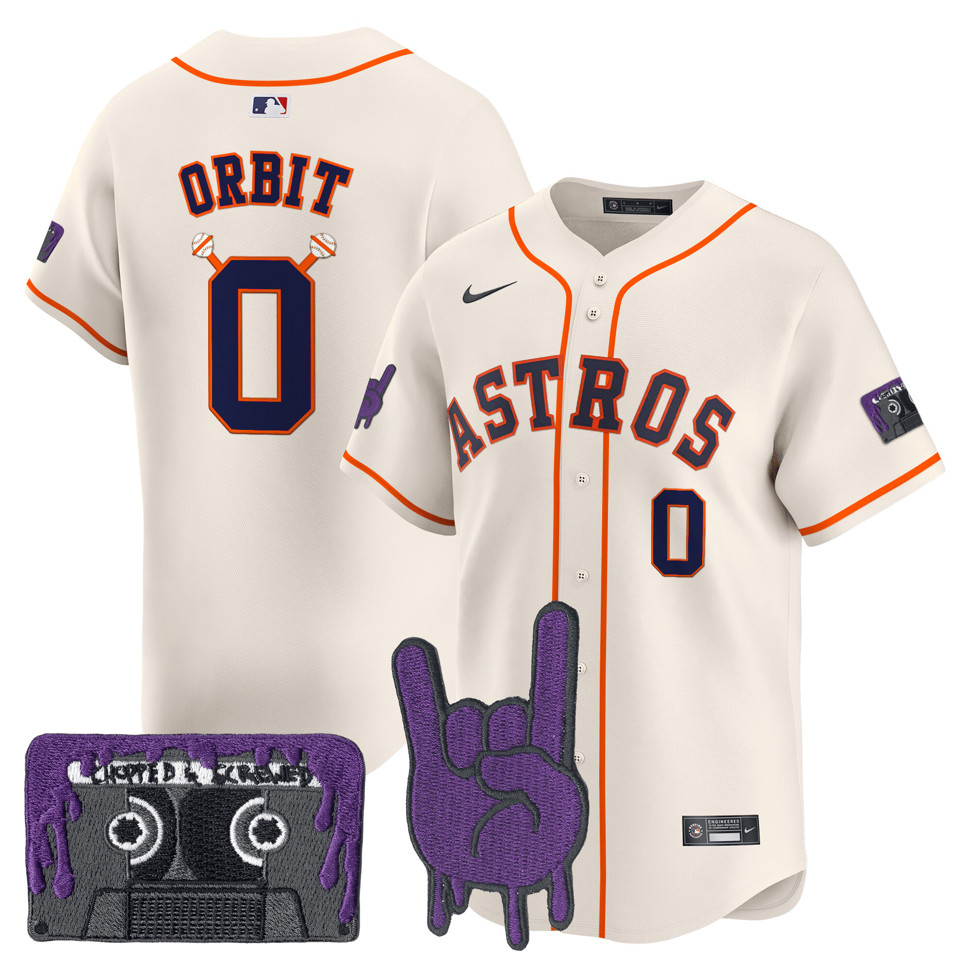 Youth’s Houston DJ Screw Patch Vapor Premier Limited Jersey