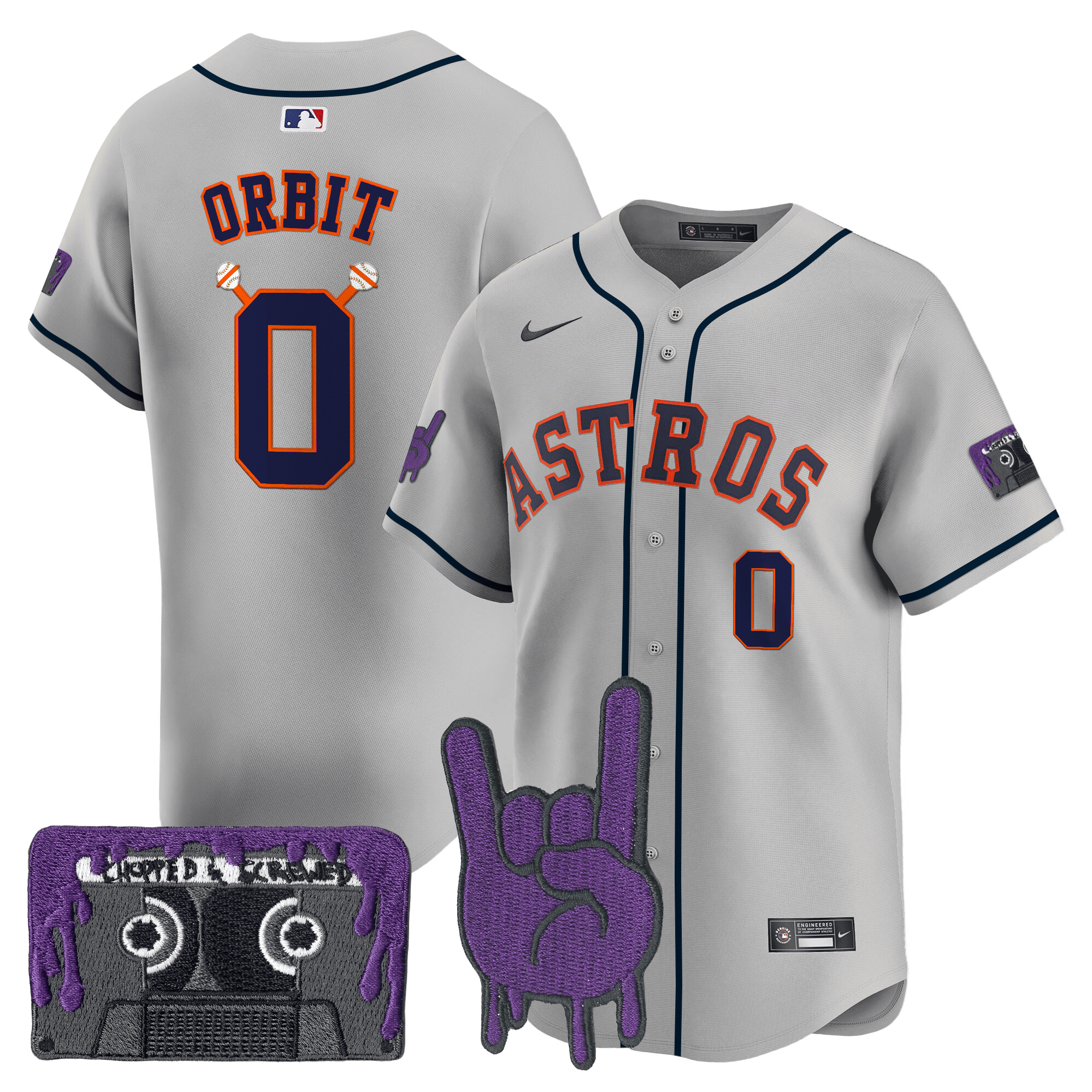 Men’s Houston DJ Screw Patch Vapor Premier Limited Jersey
