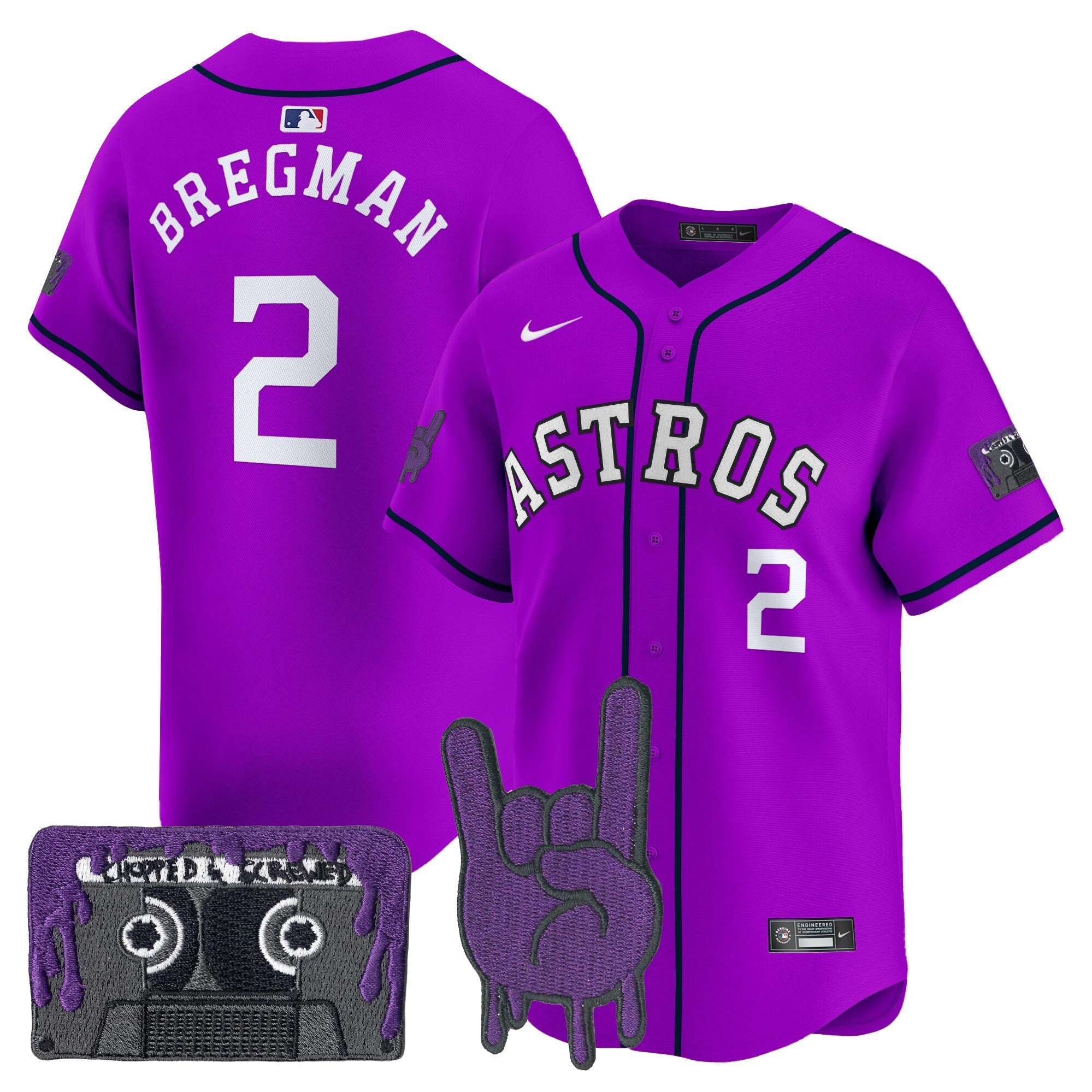 Youth’s Houston DJ Screw Patch Vapor Premier Limited Jersey
