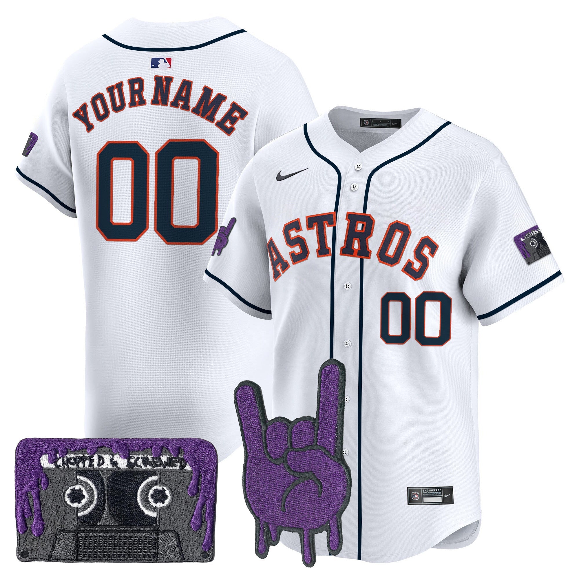 Houston DJ Screw Patch Vapor Premier Limited Custom Jersey