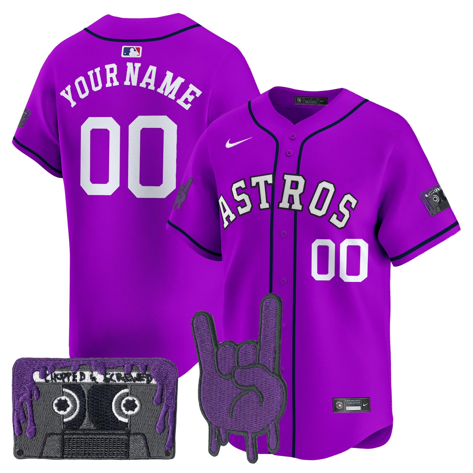 Houston DJ Screw Patch Vapor Premier Limited Custom Jersey