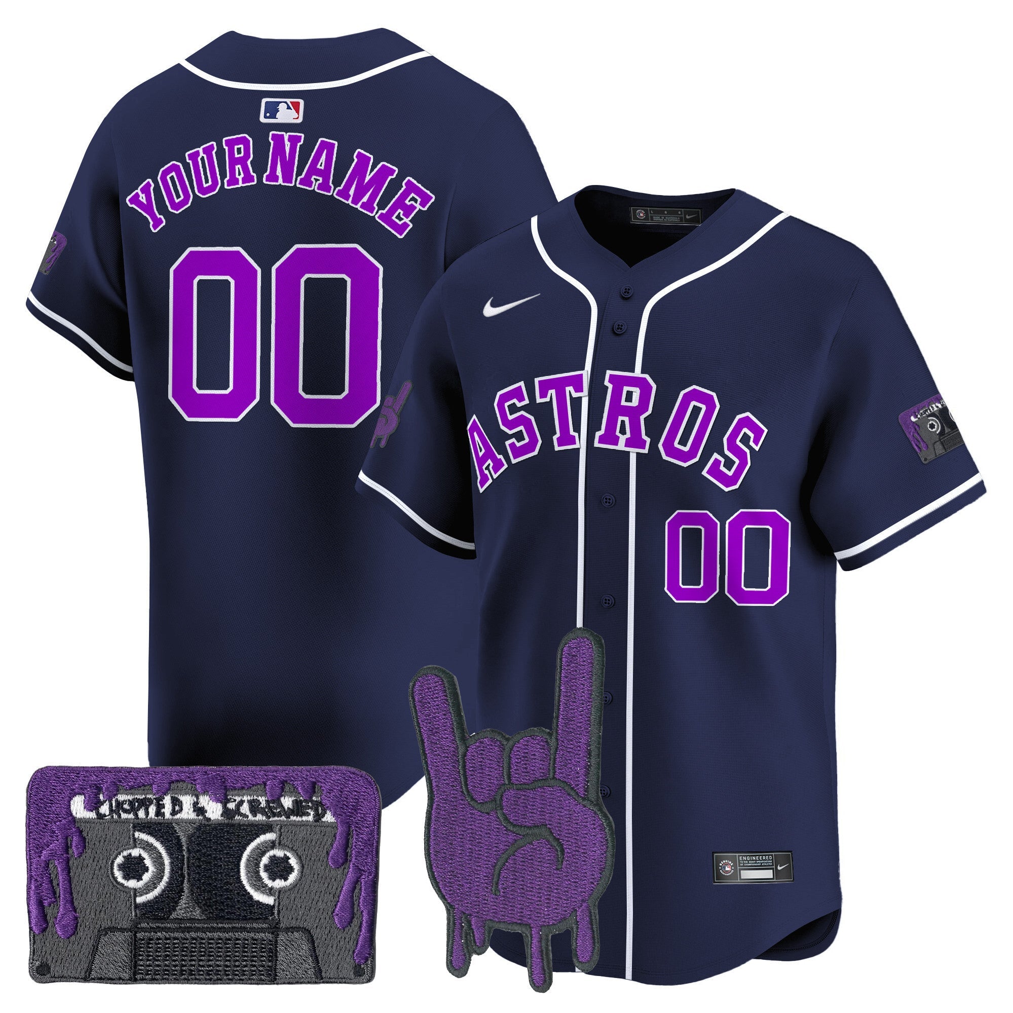 Houston DJ Screw Patch Vapor Premier Limited Custom Jersey