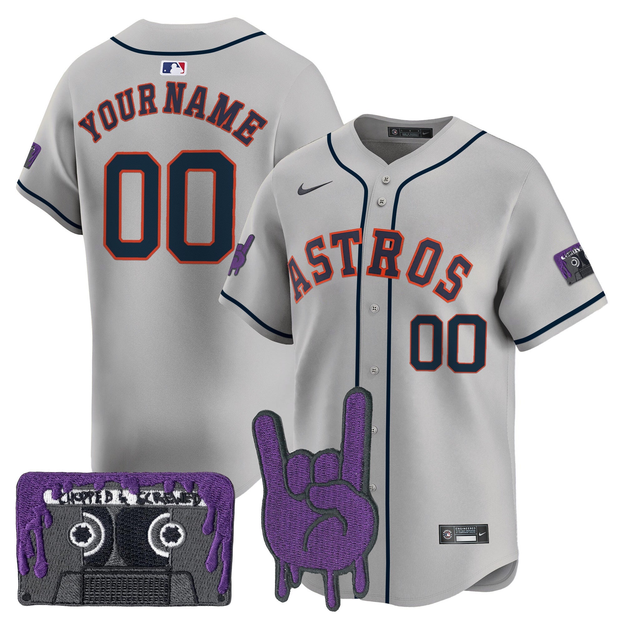 Houston DJ Screw Patch Vapor Premier Limited Custom Jersey