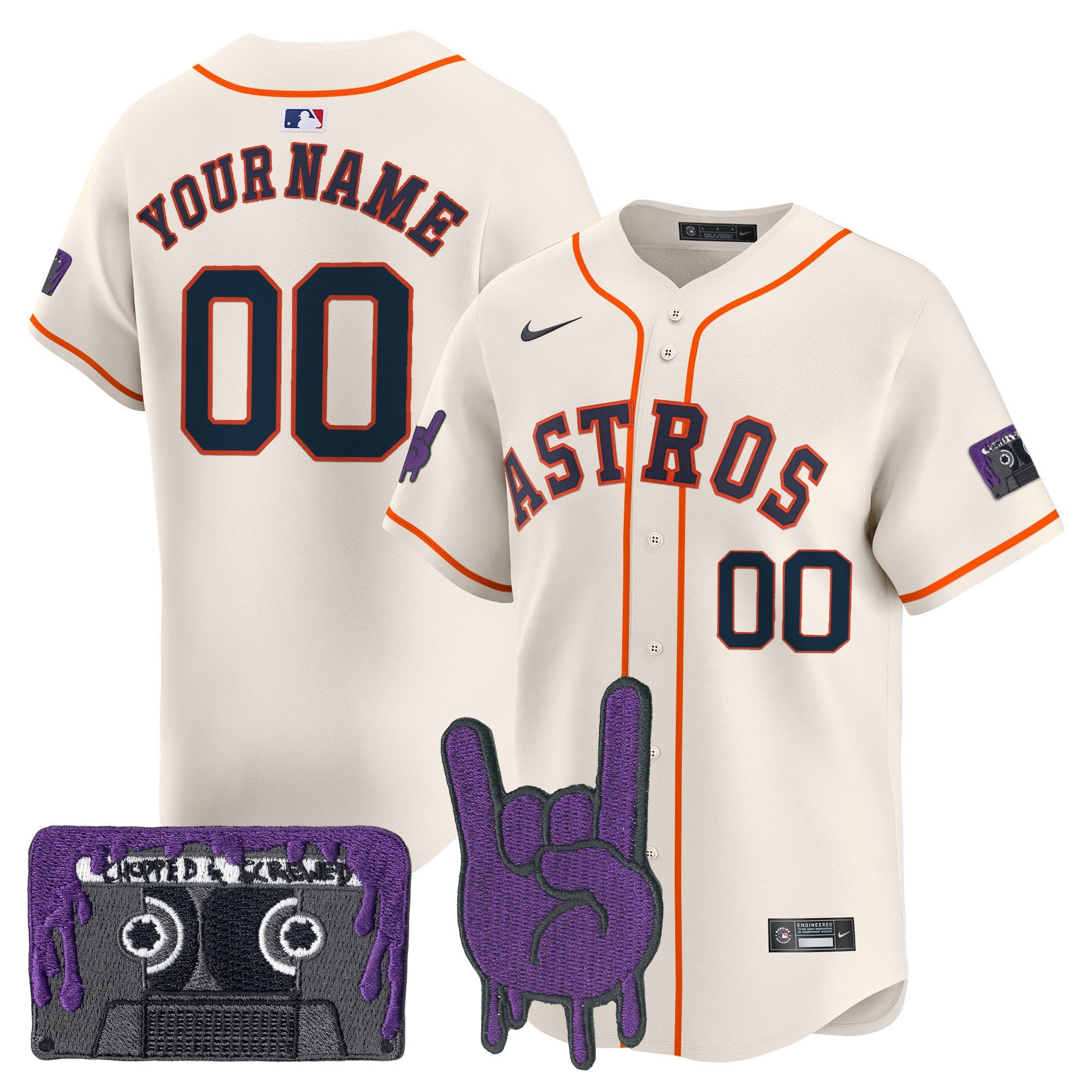 Houston DJ Screw Patch Vapor Premier Limited Custom Jersey