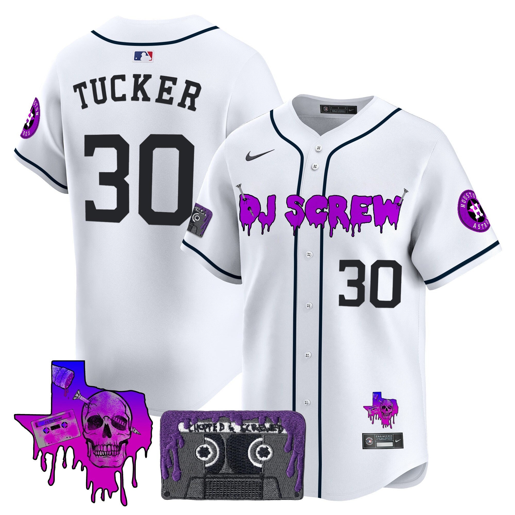 Men’s Houston DJ Screw Patch Vapor Premier Limited Jersey V2