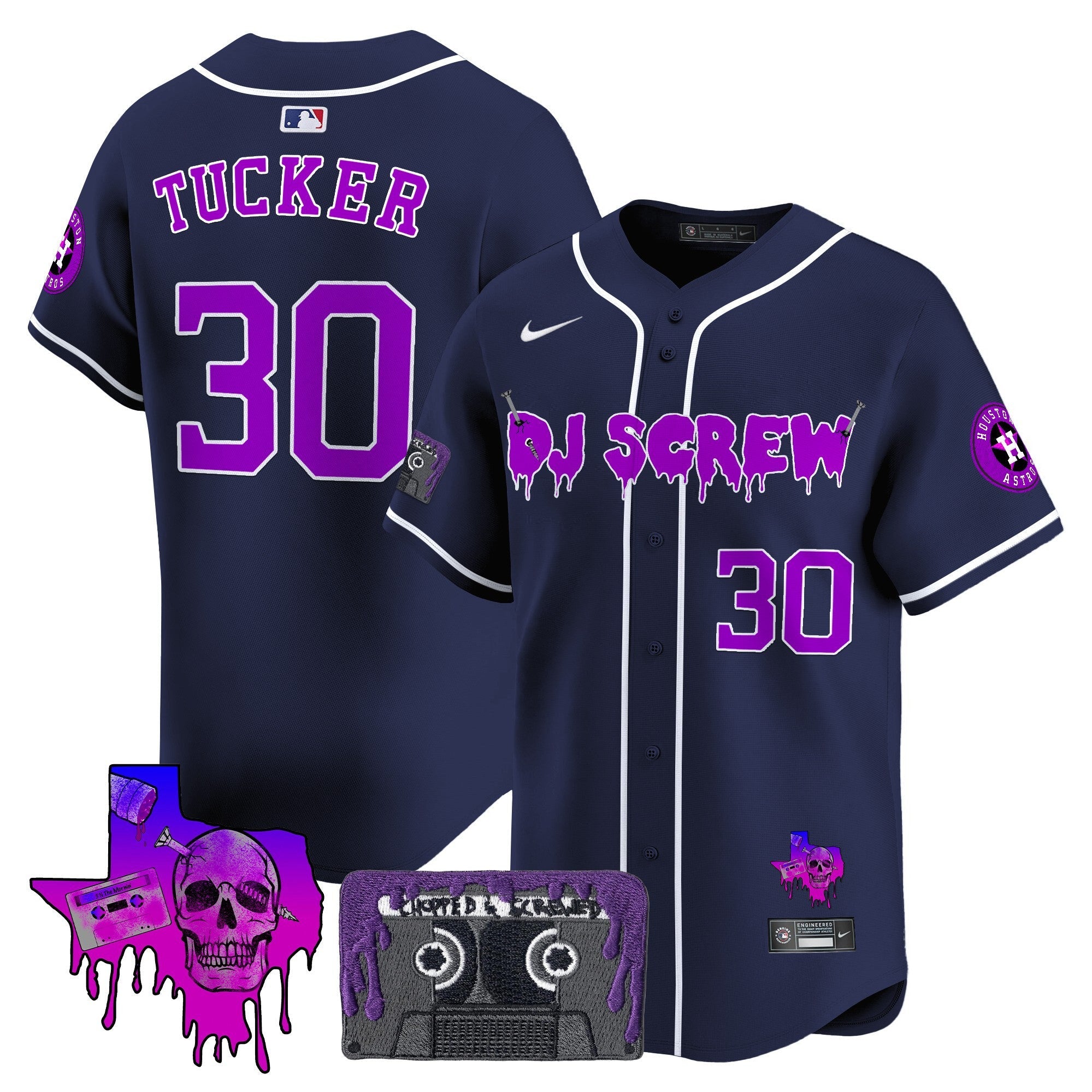 Men’s Houston DJ Screw Patch Vapor Premier Limited Jersey V2