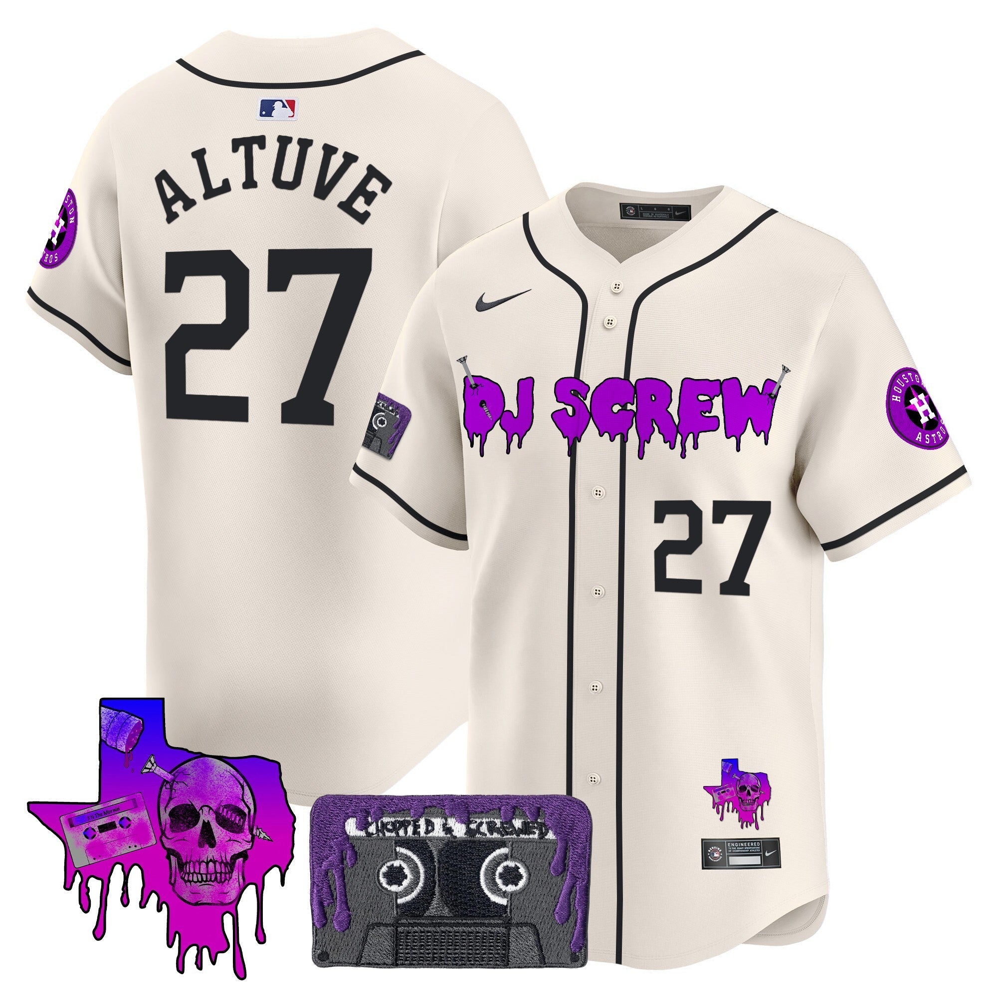 Men’s Houston DJ Screw Patch Vapor Premier Limited Jersey V2