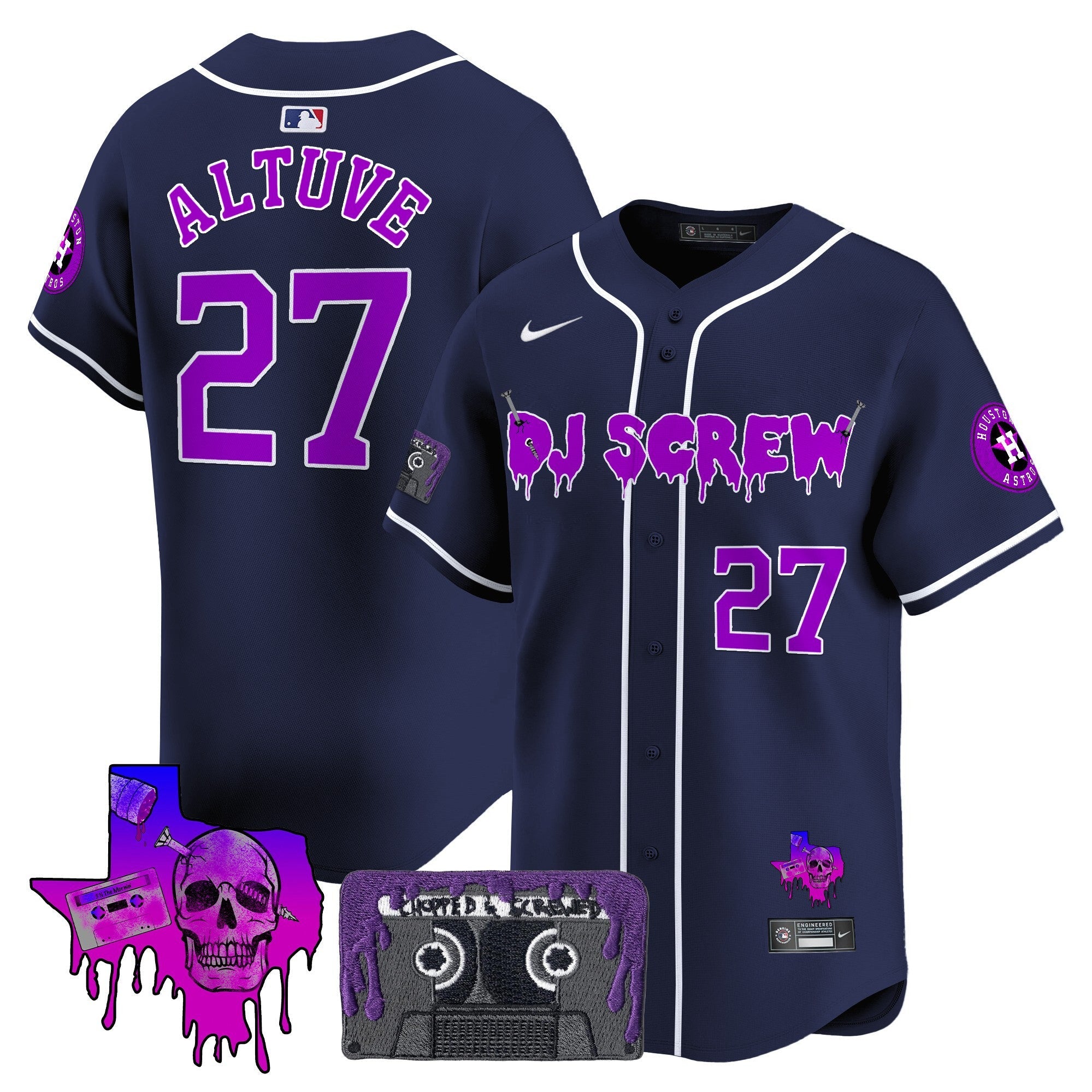 Men’s Houston DJ Screw Patch Vapor Premier Limited Jersey V2