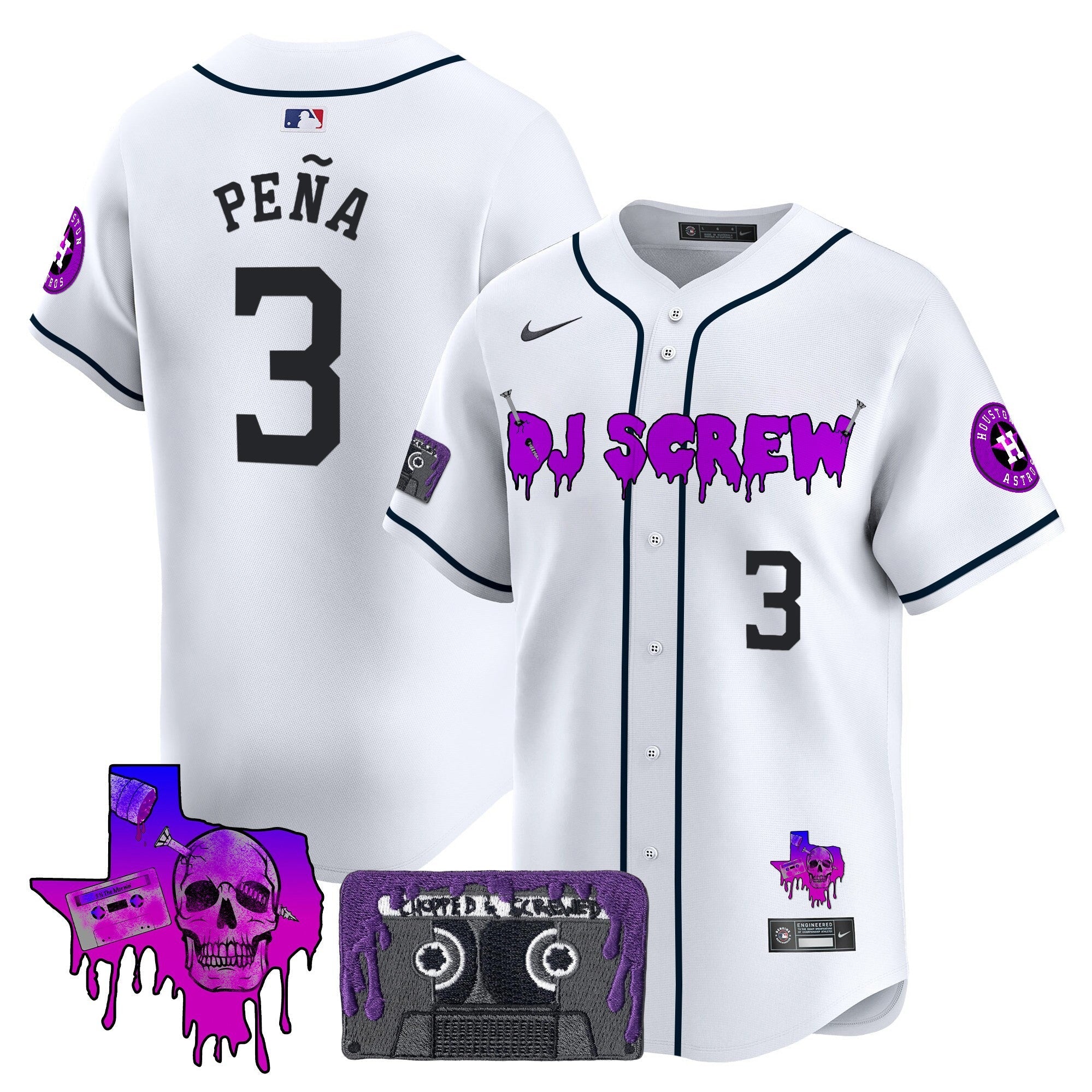Men’s Houston DJ Screw Patch Vapor Premier Limited Jersey V2