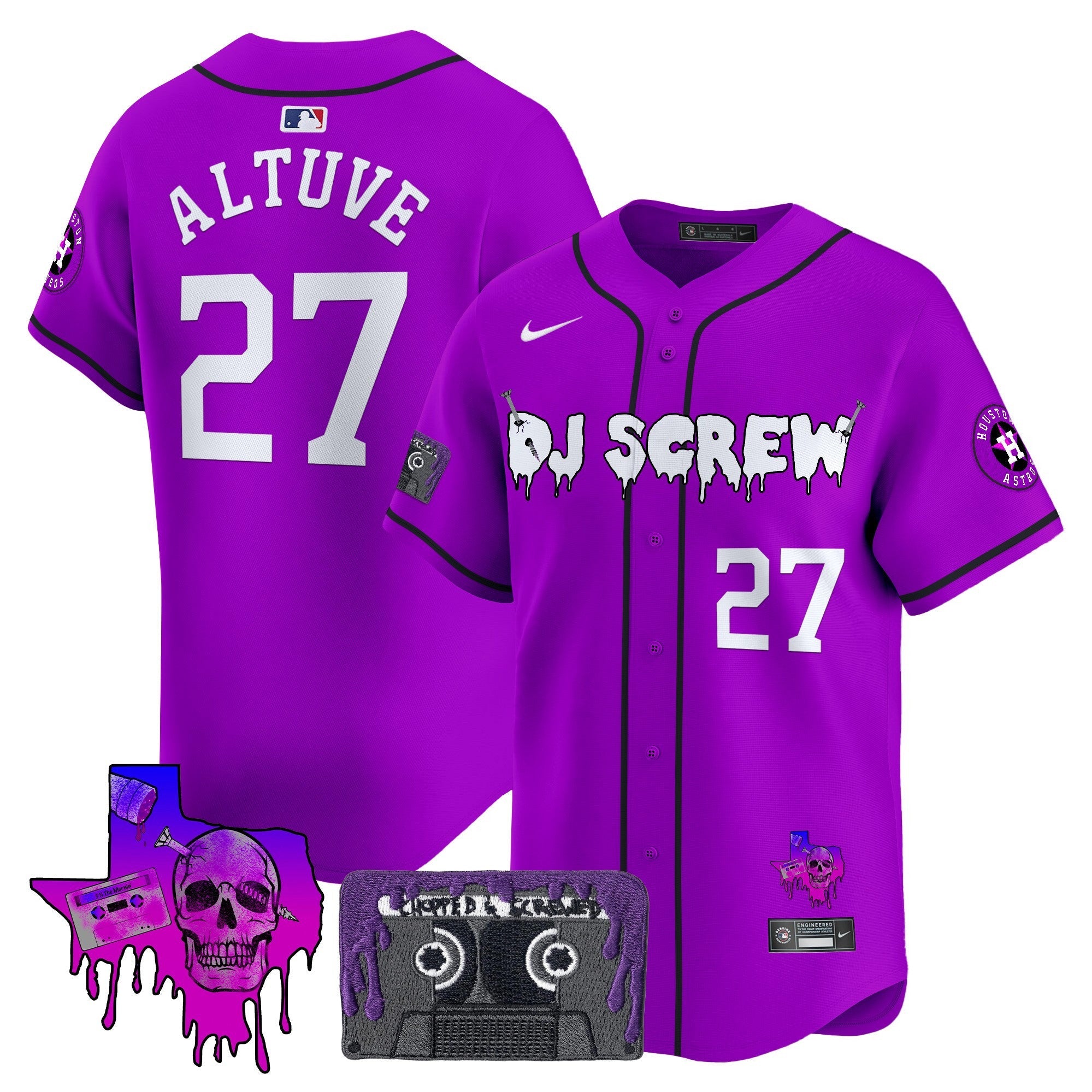 Men’s Houston DJ Screw Patch Vapor Premier Limited Jersey V2