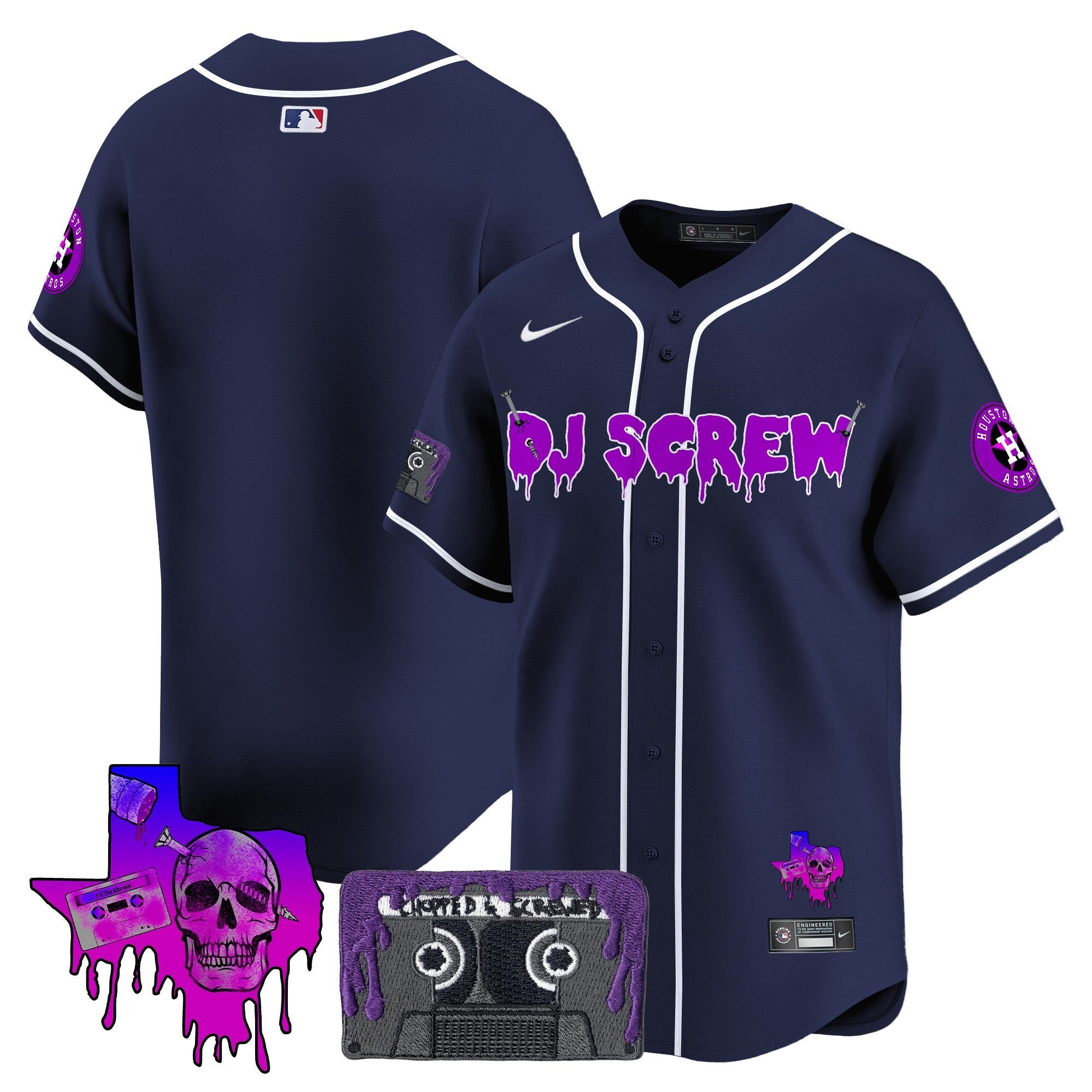 Men’s Houston DJ Screw Patch Vapor Premier Limited Jersey V2