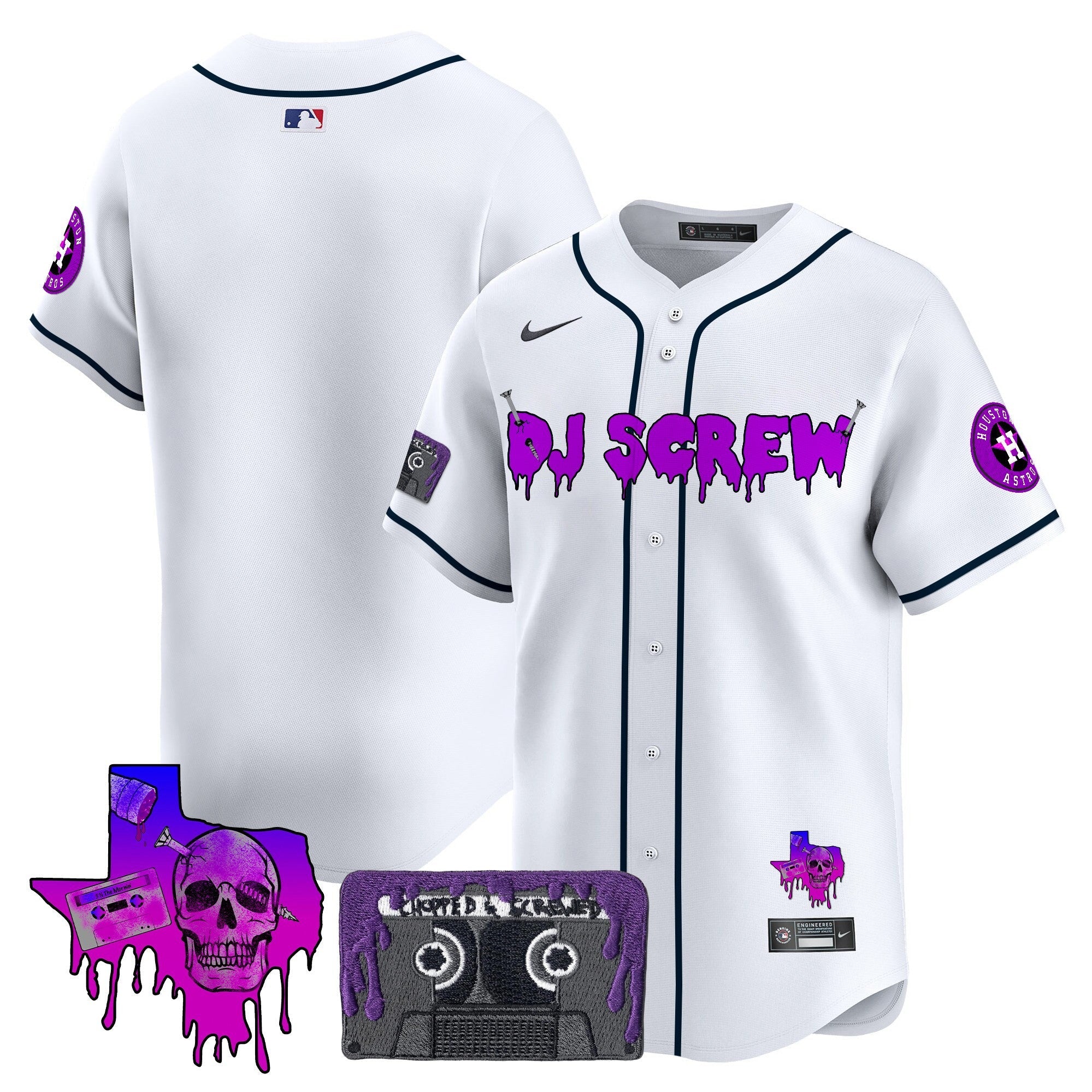 Men’s Houston DJ Screw Patch Vapor Premier Limited Jersey V2