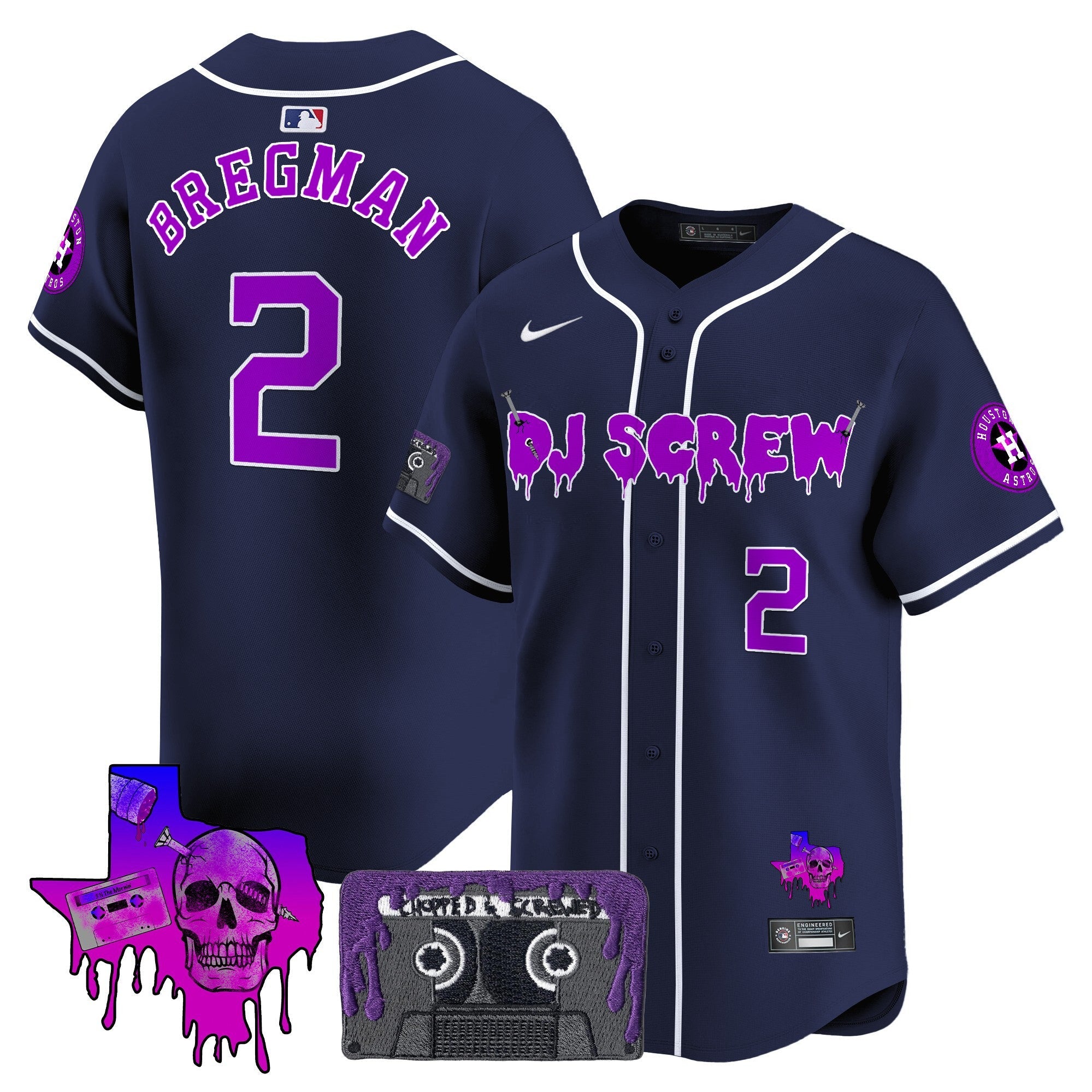 Men’s Houston DJ Screw Patch Vapor Premier Limited Jersey V2