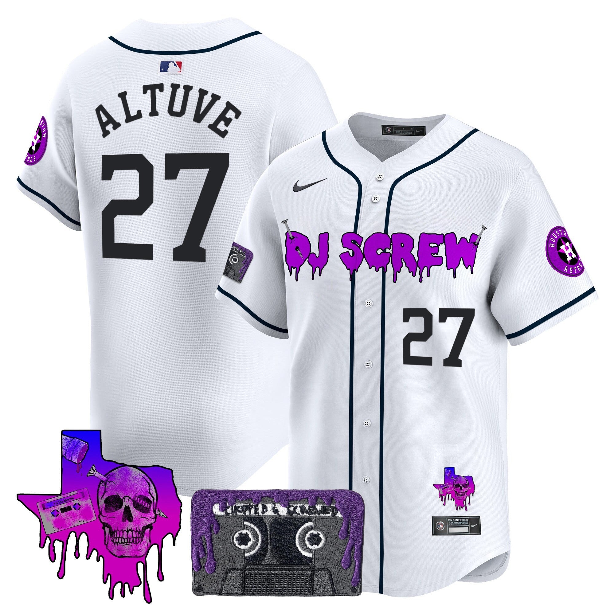 Men’s Houston DJ Screw Patch Vapor Premier Limited Jersey V2
