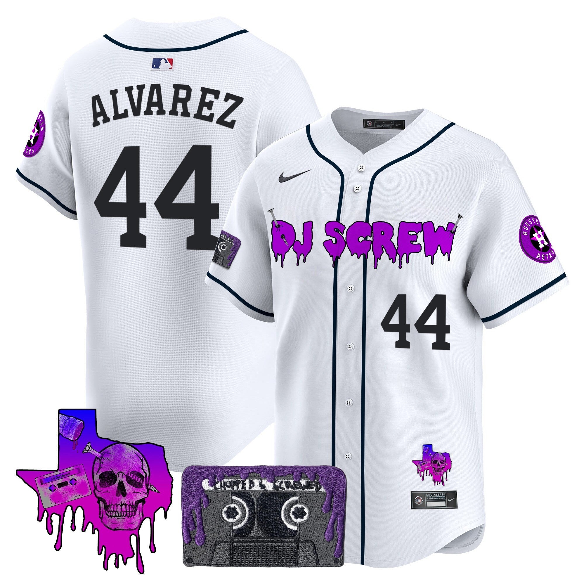 Men’s Houston DJ Screw Patch Vapor Premier Limited Jersey V2
