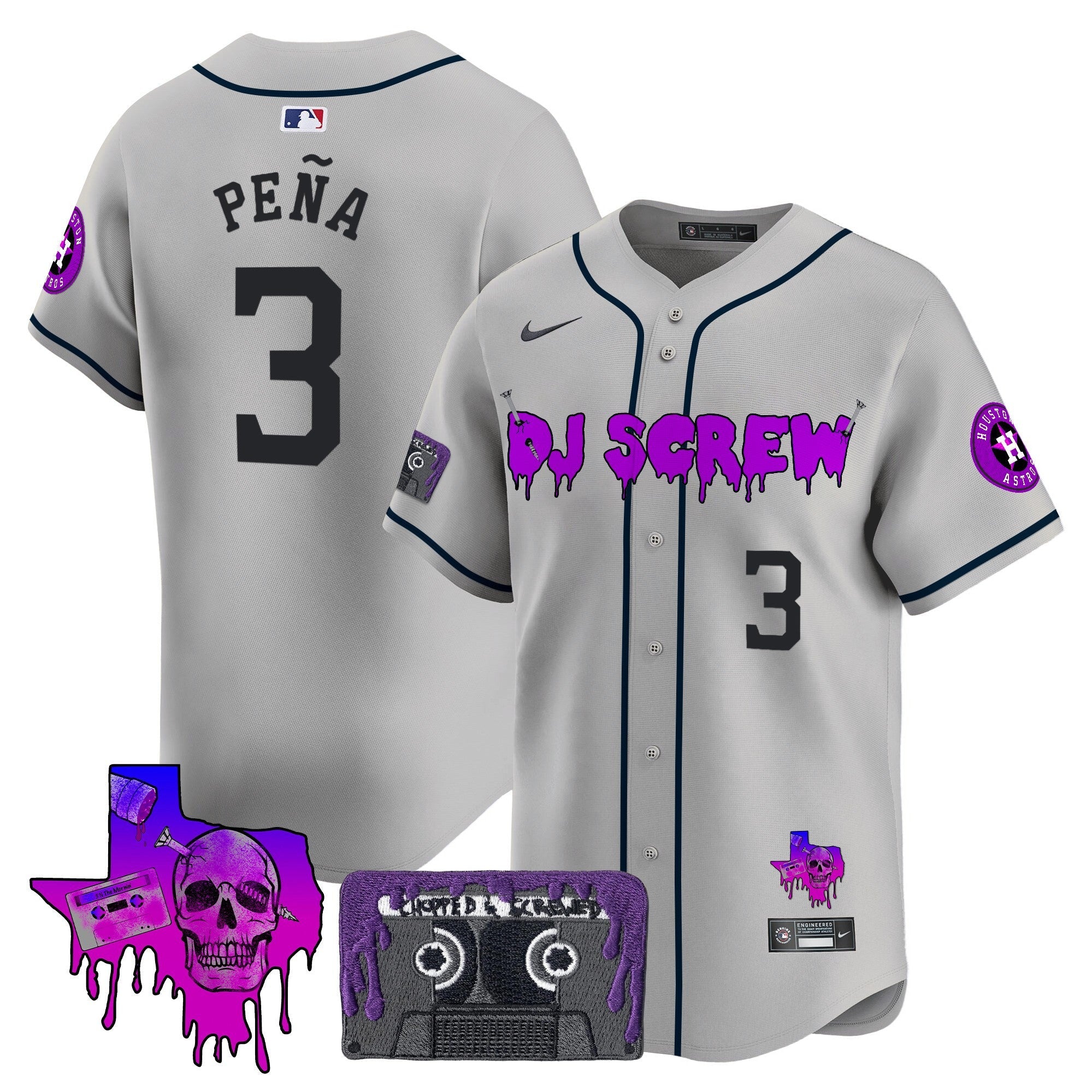 Men’s Houston DJ Screw Patch Vapor Premier Limited Jersey V2
