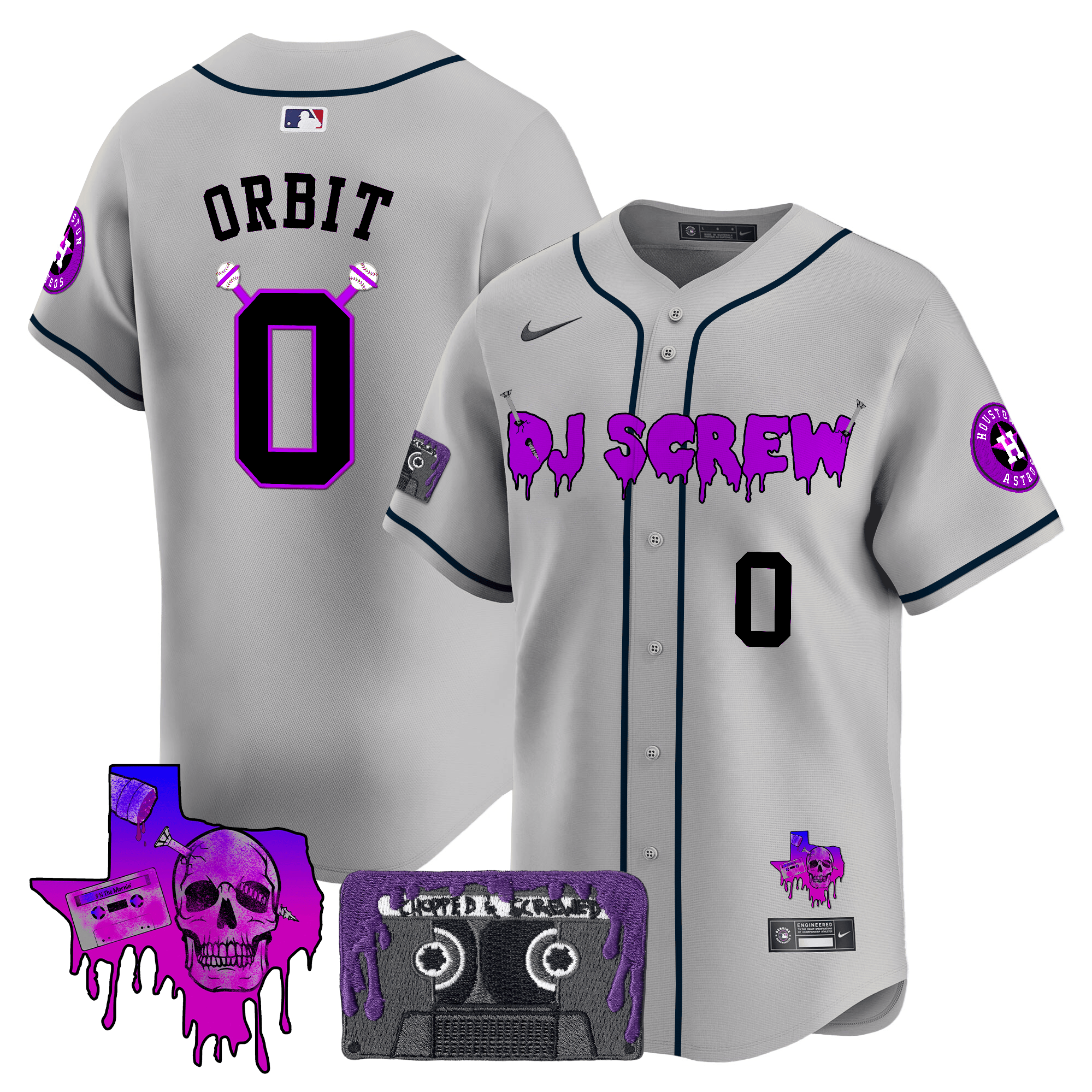 Men’s Houston DJ Screw Patch Vapor Premier Limited Jersey V2