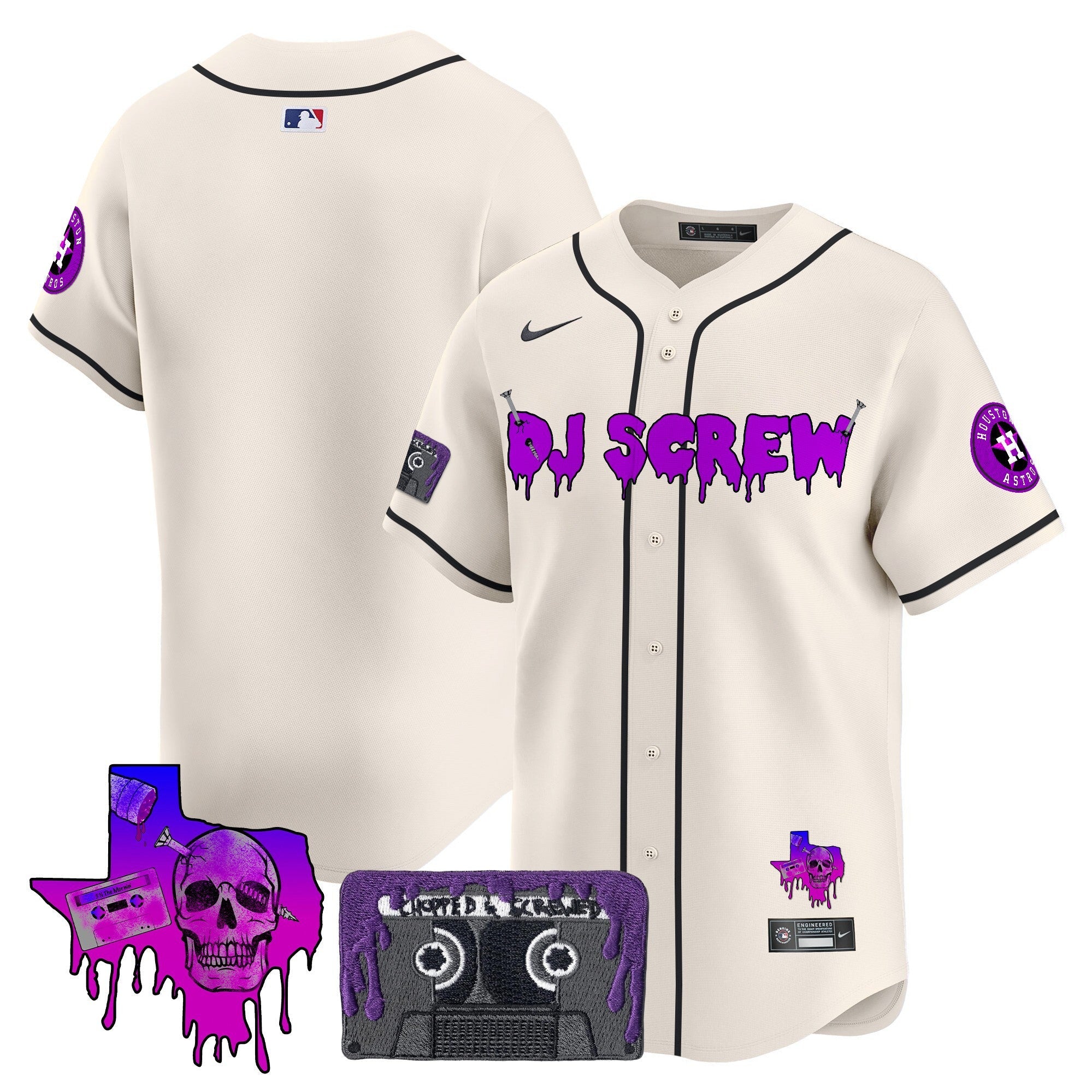 Men’s Houston DJ Screw Patch Vapor Premier Limited Jersey V2