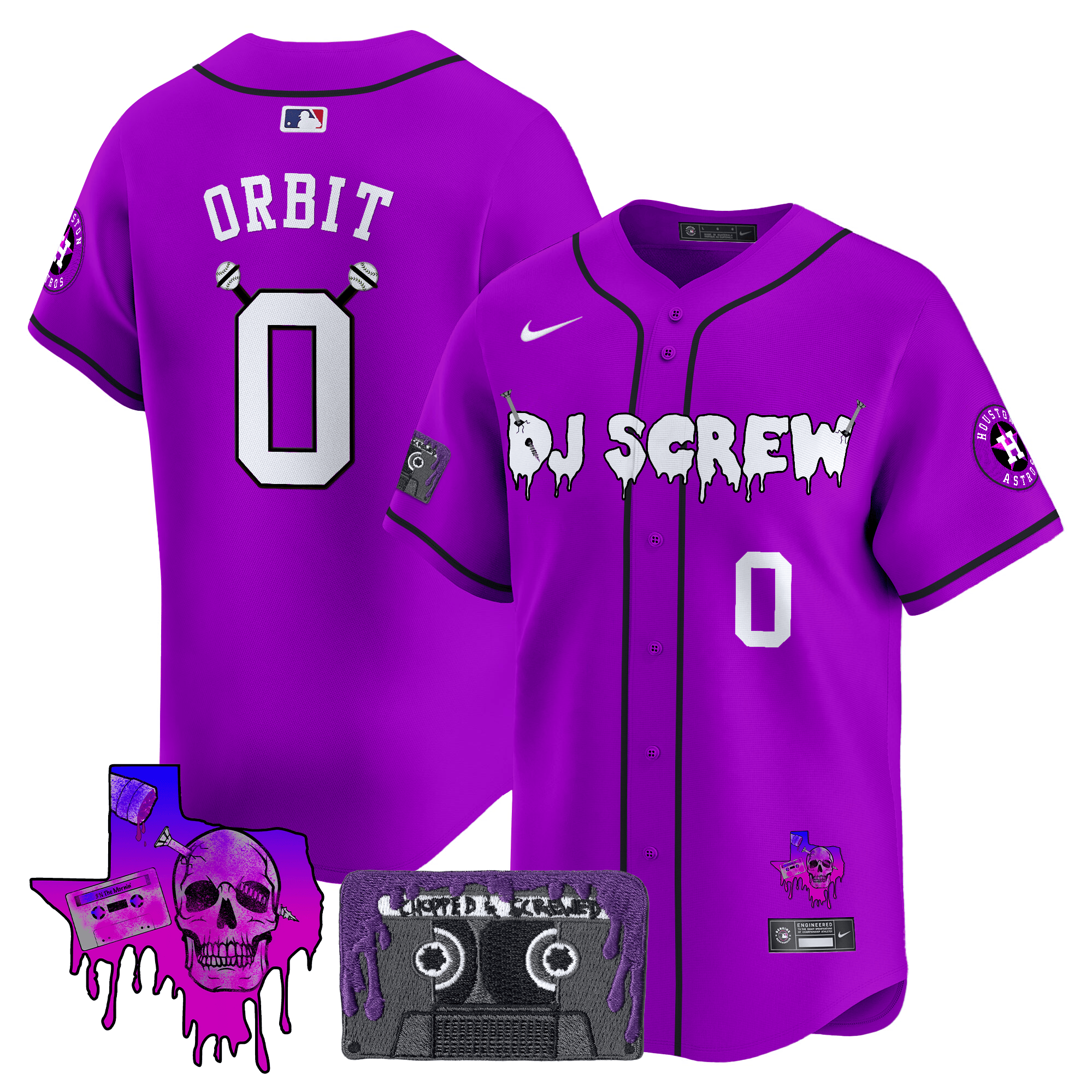 Men’s Houston DJ Screw Patch Vapor Premier Limited Jersey V2