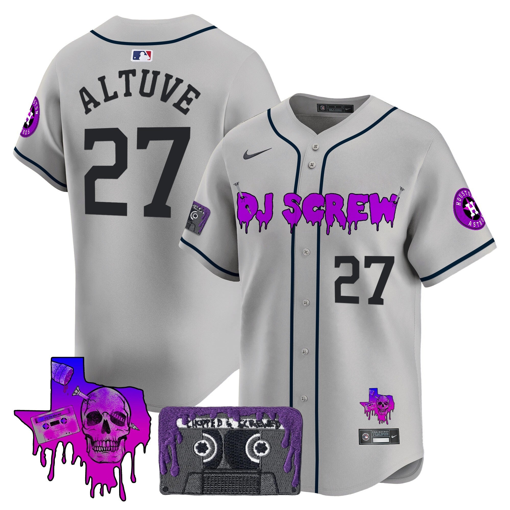 Men’s Houston DJ Screw Patch Vapor Premier Limited Jersey V2