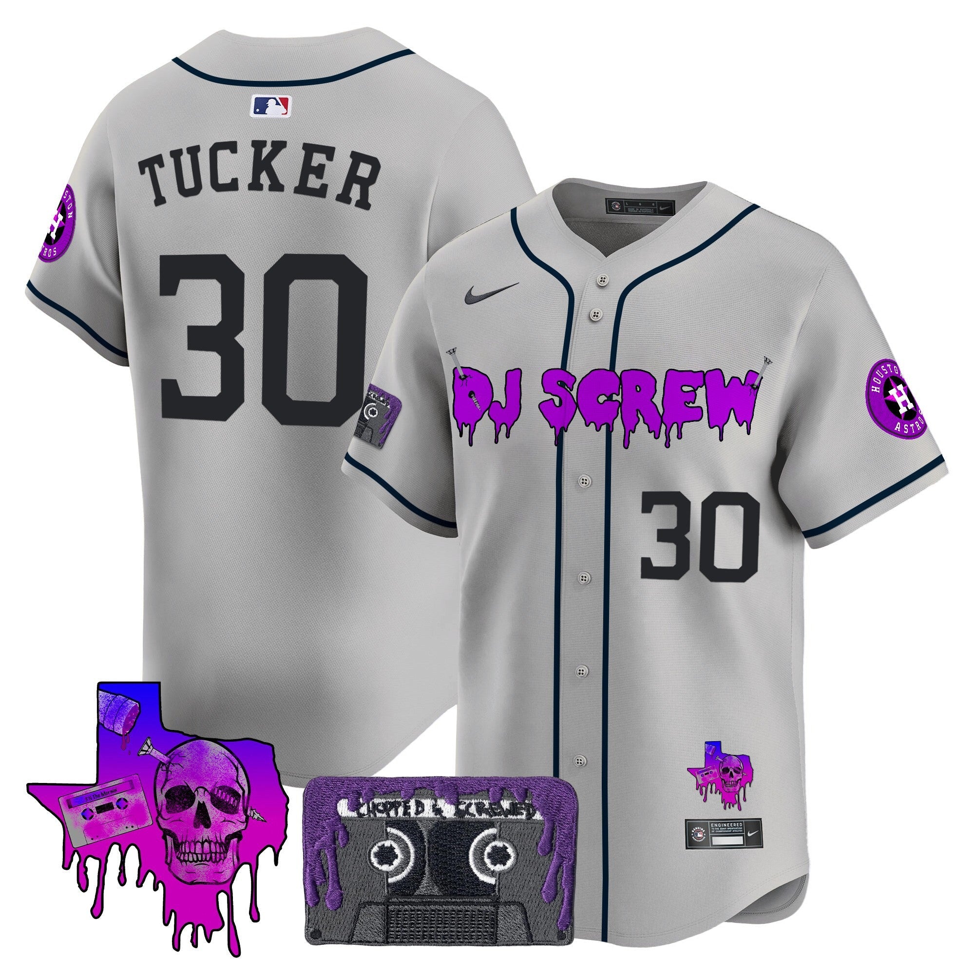 Men’s Houston DJ Screw Patch Vapor Premier Limited Jersey V2