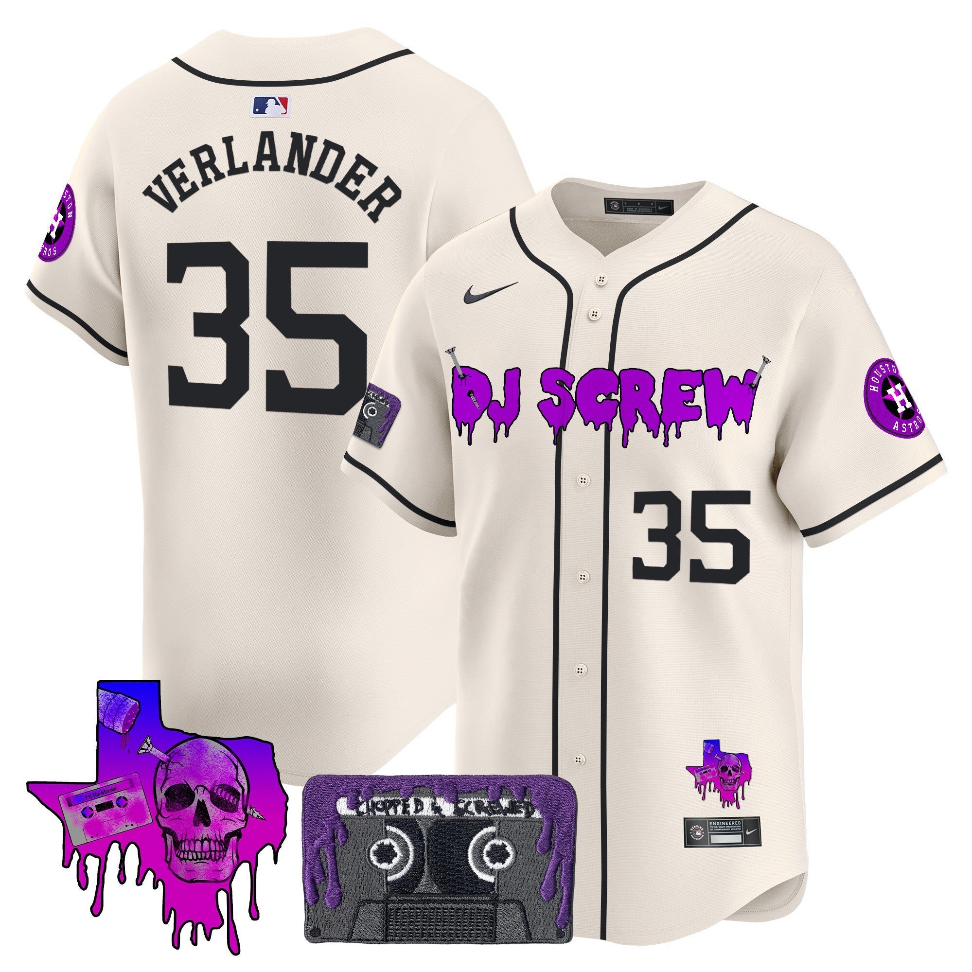 Men’s Houston DJ Screw Patch Vapor Premier Limited Jersey V2