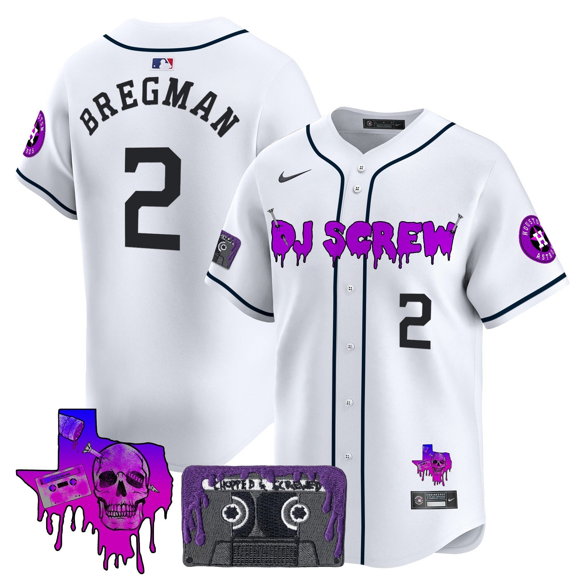 Men’s Houston DJ Screw Patch Vapor Premier Limited Jersey V2