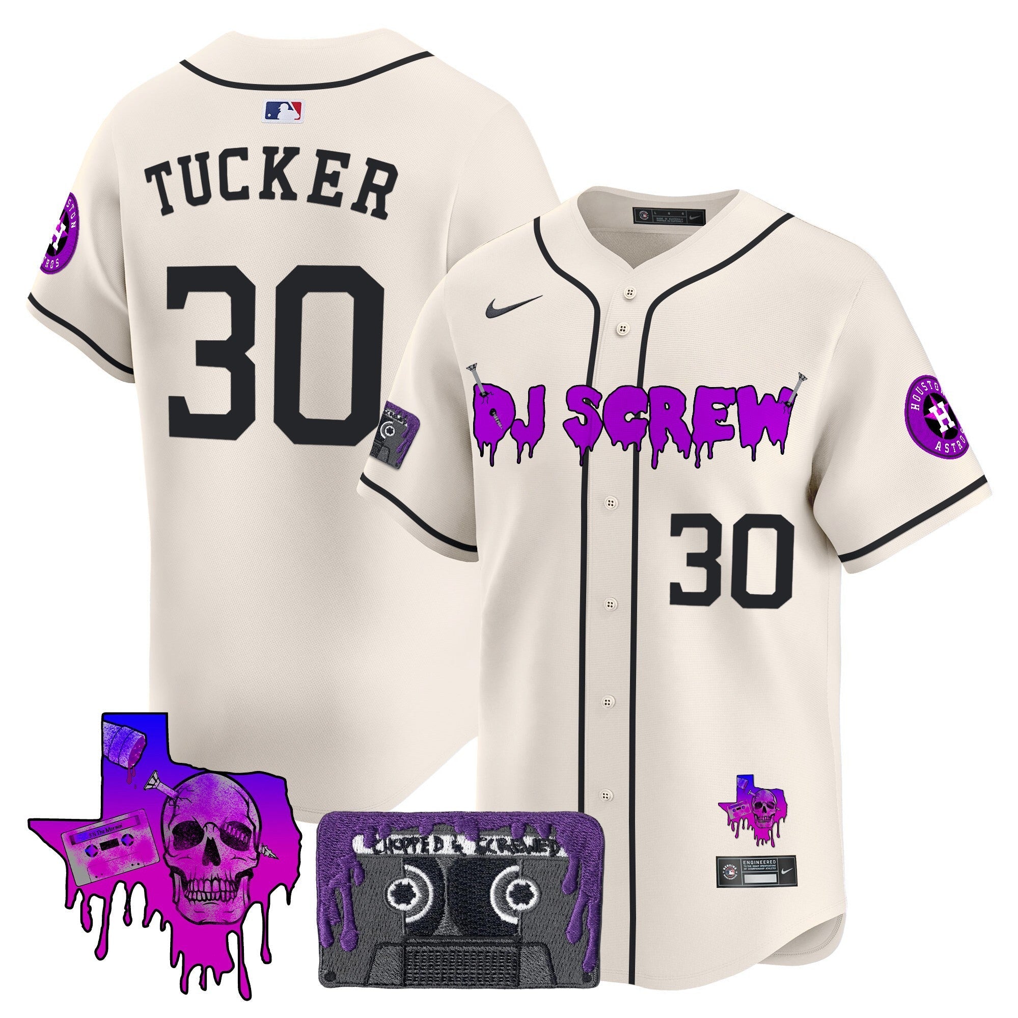 Men’s Houston DJ Screw Patch Vapor Premier Limited Jersey V2