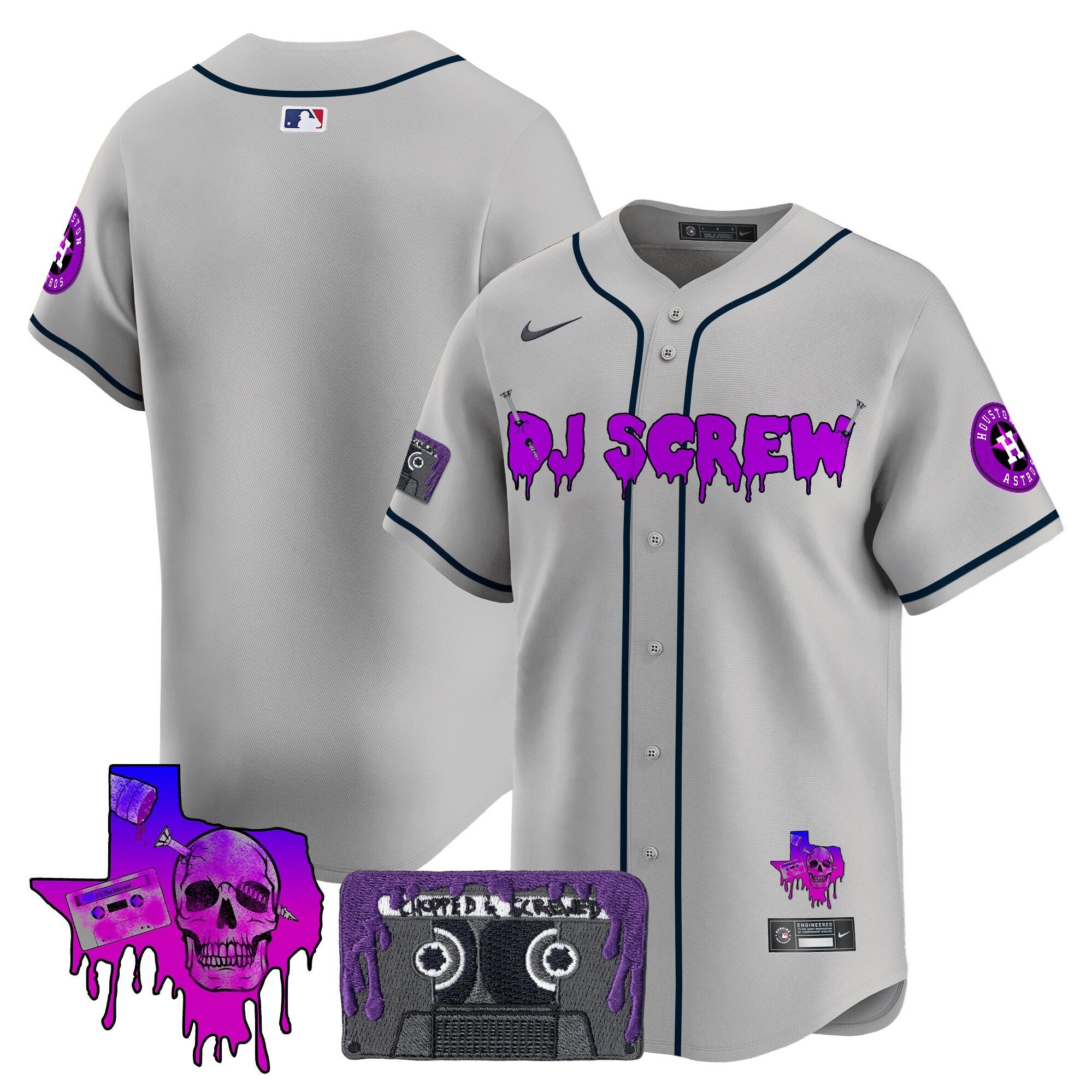 Men’s Houston DJ Screw Patch Vapor Premier Limited Jersey V2