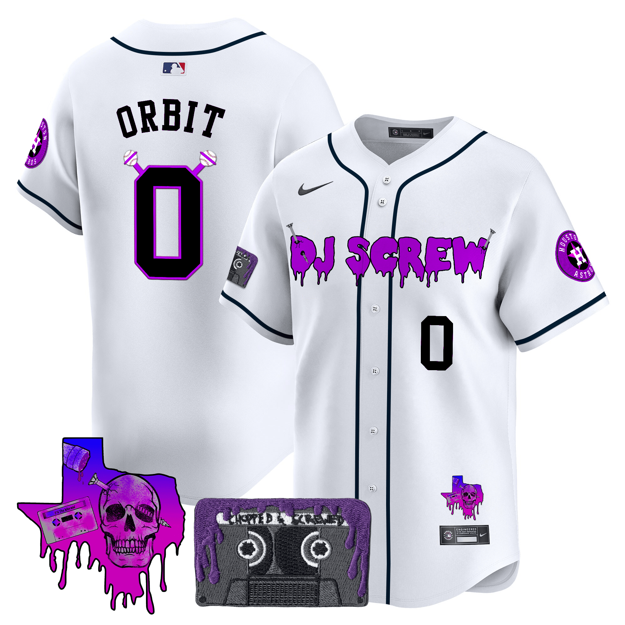 Men’s Houston DJ Screw Patch Vapor Premier Limited Jersey V2
