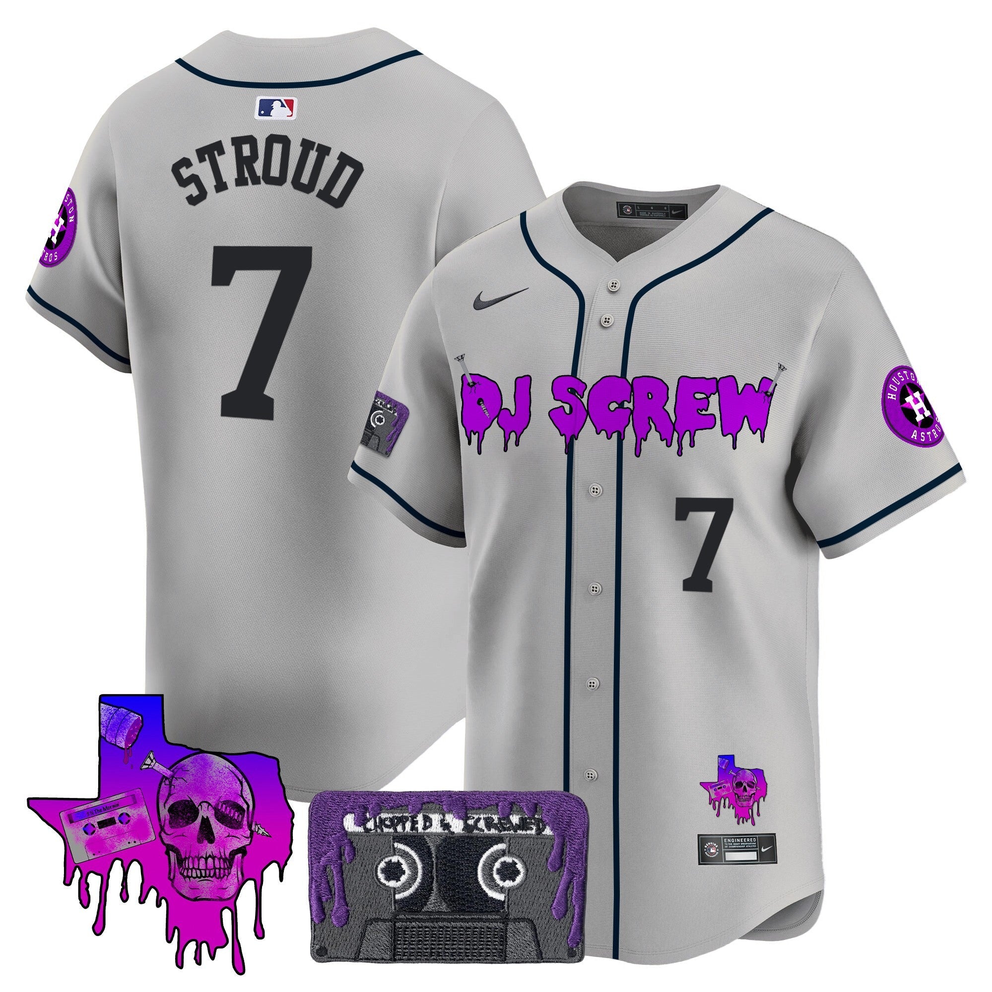 Men’s Houston DJ Screw Patch Vapor Premier Limited Jersey V2