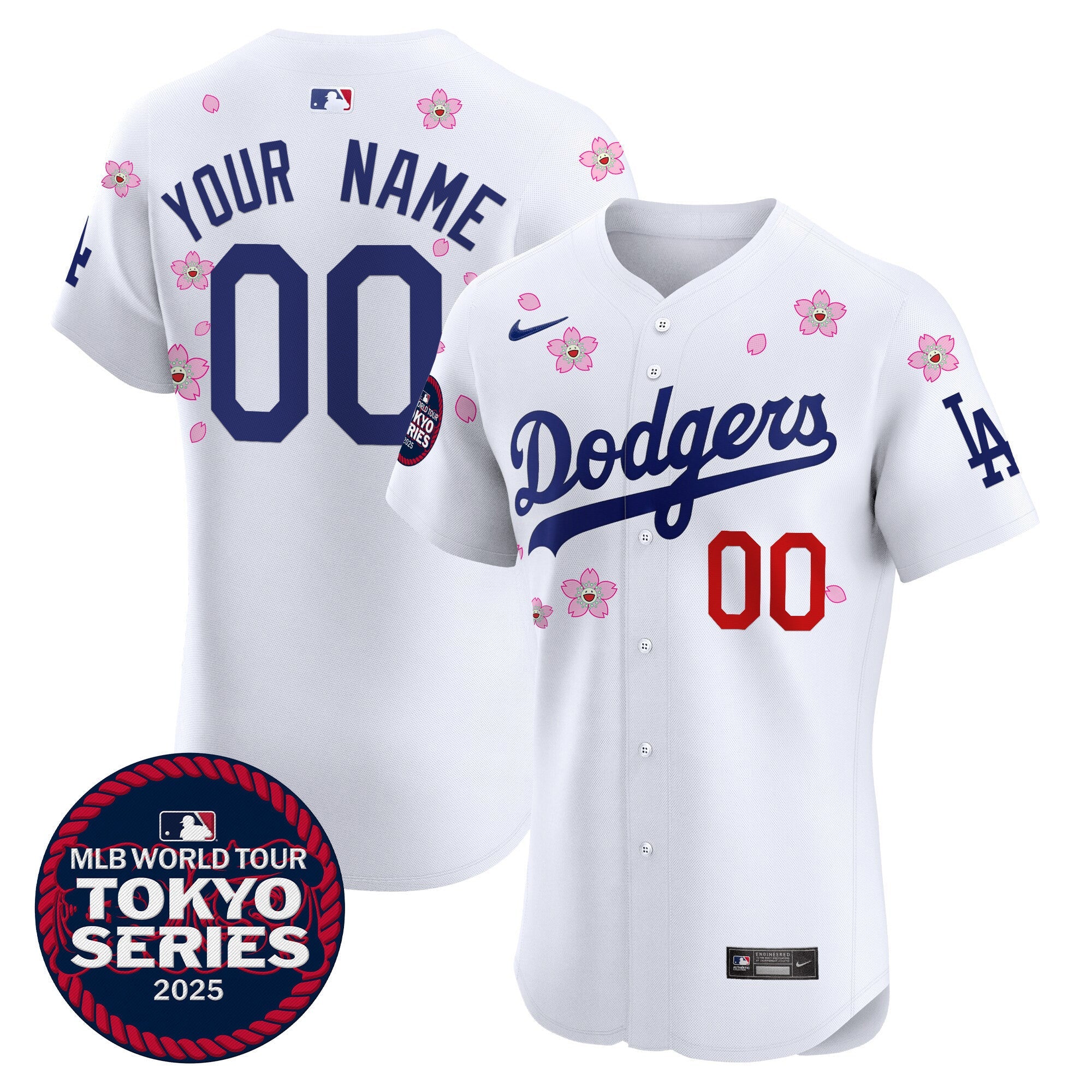 Tokyo Series 2025 Vapor Premier Elite Custom Jersey – Stitched