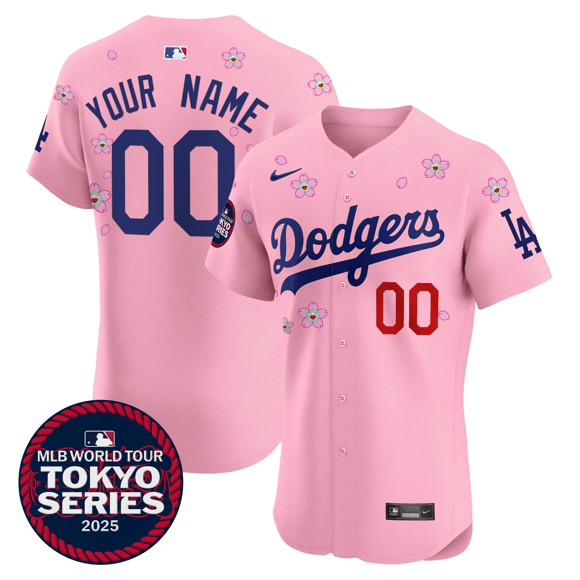 Tokyo Series 2025 Vapor Premier Elite Custom Jersey – Stitched