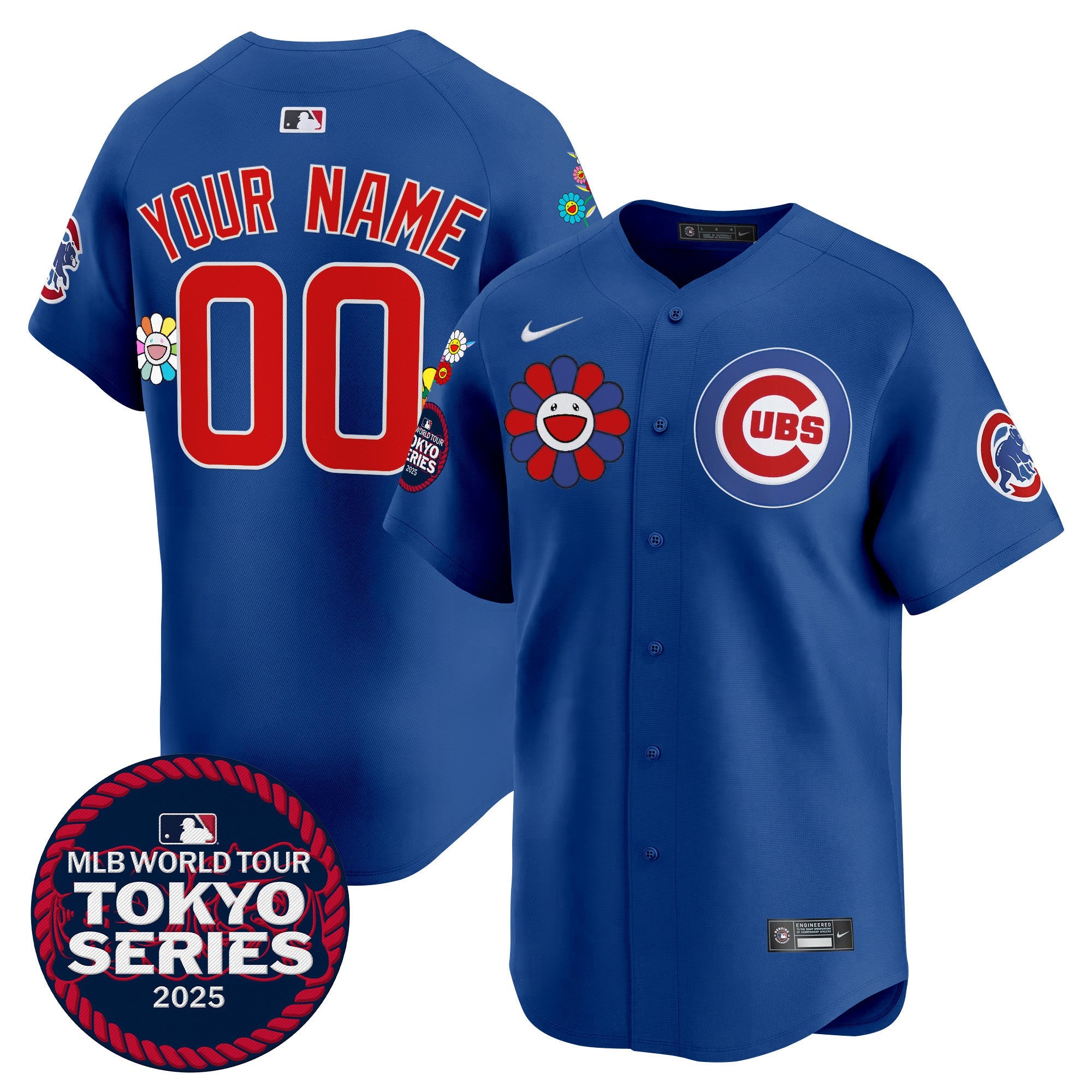 Chicago Tokyo Series 2025 Vapor Premier Limited Custom Jersey – Stitched