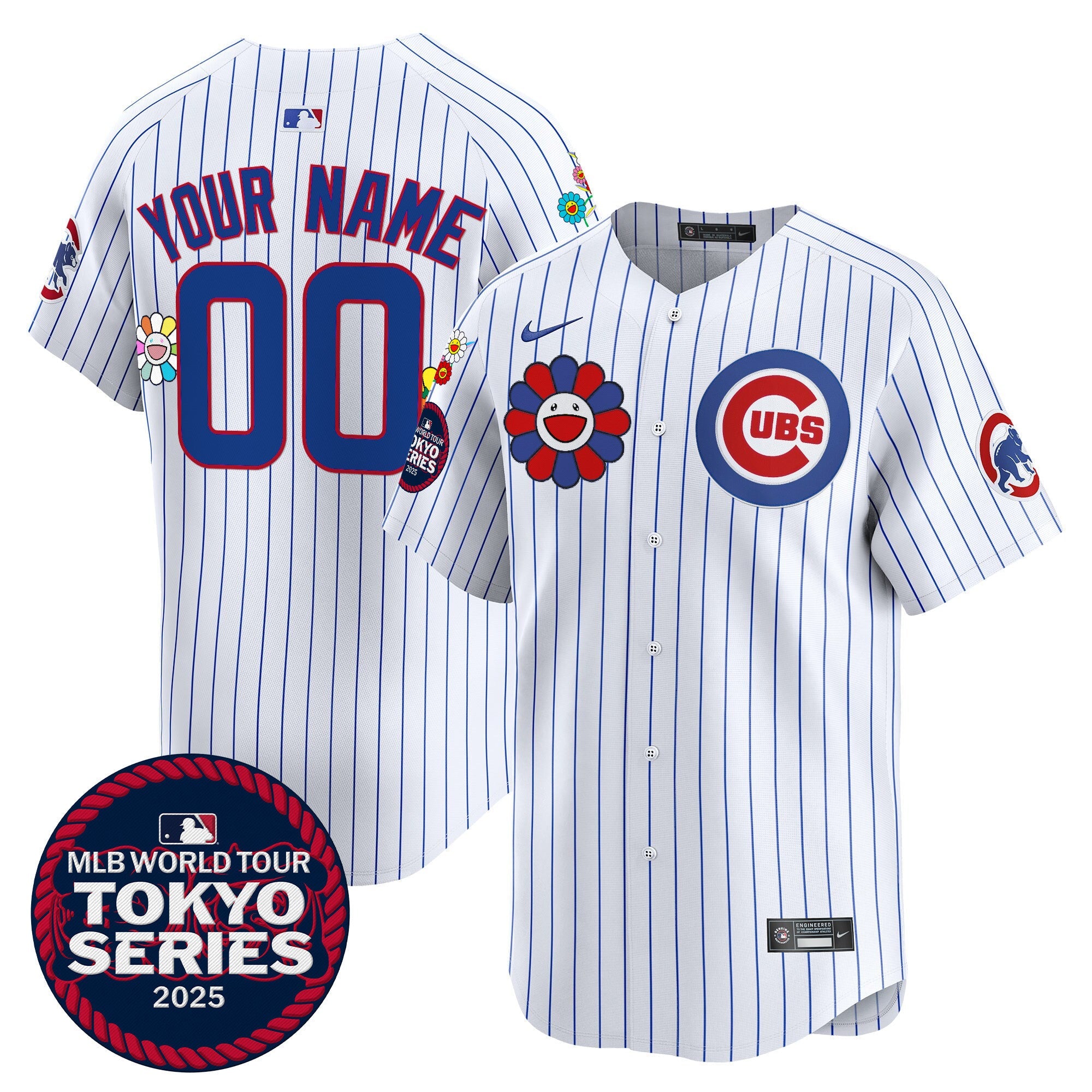 Chicago Tokyo Series 2025 Vapor Premier Limited Custom Jersey – Stitched