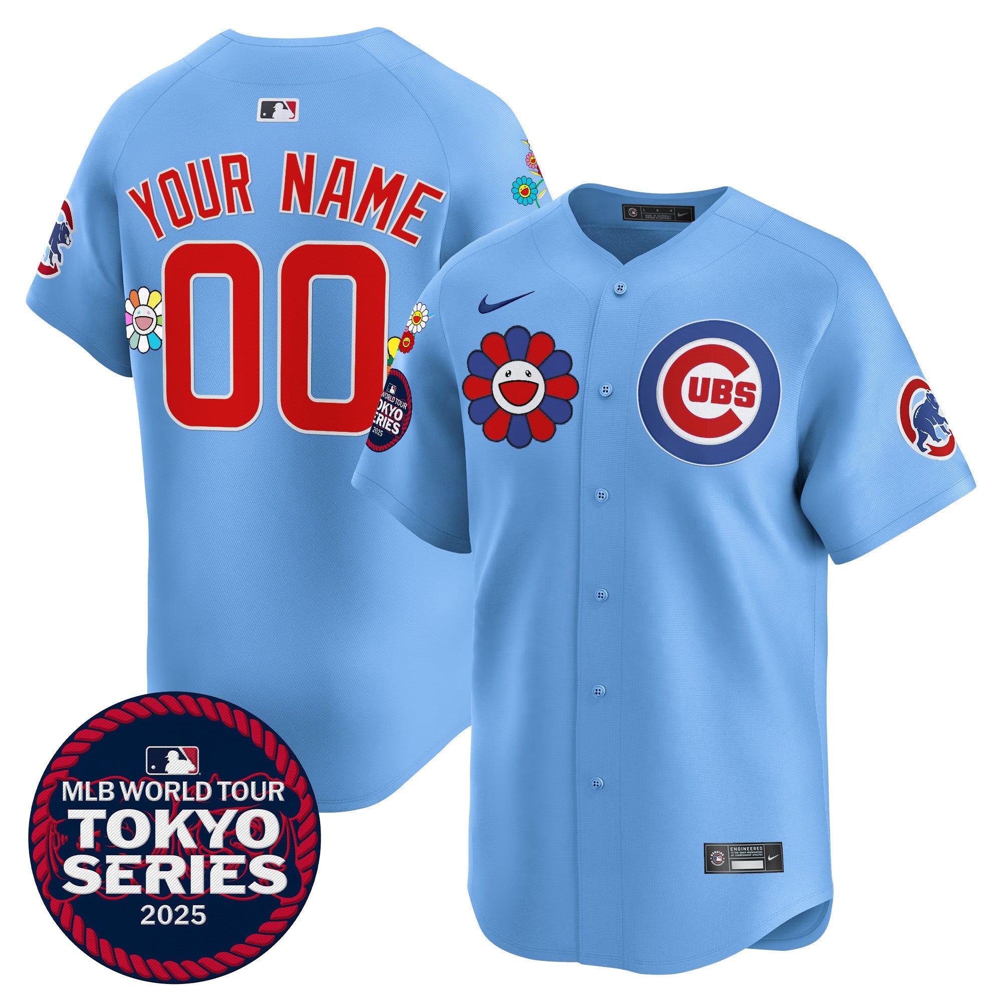 Chicago Tokyo Series 2025 Vapor Premier Limited Custom Jersey – Stitched