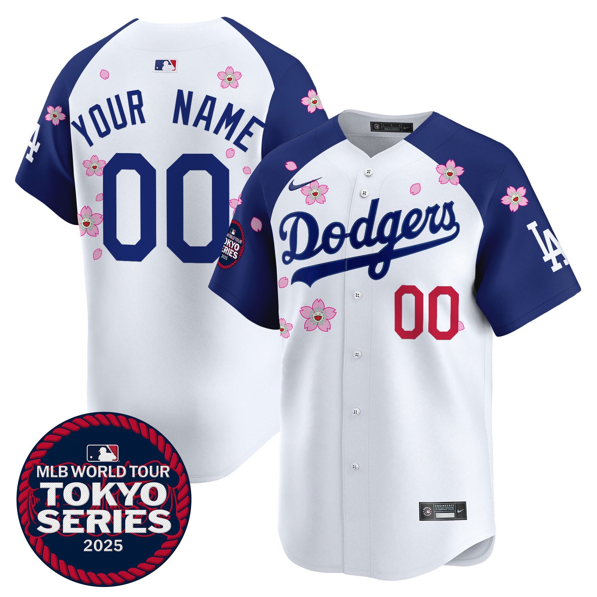 Tokyo Series 2025 Vapor Premier Limited Custom Jersey V2 – Stitched