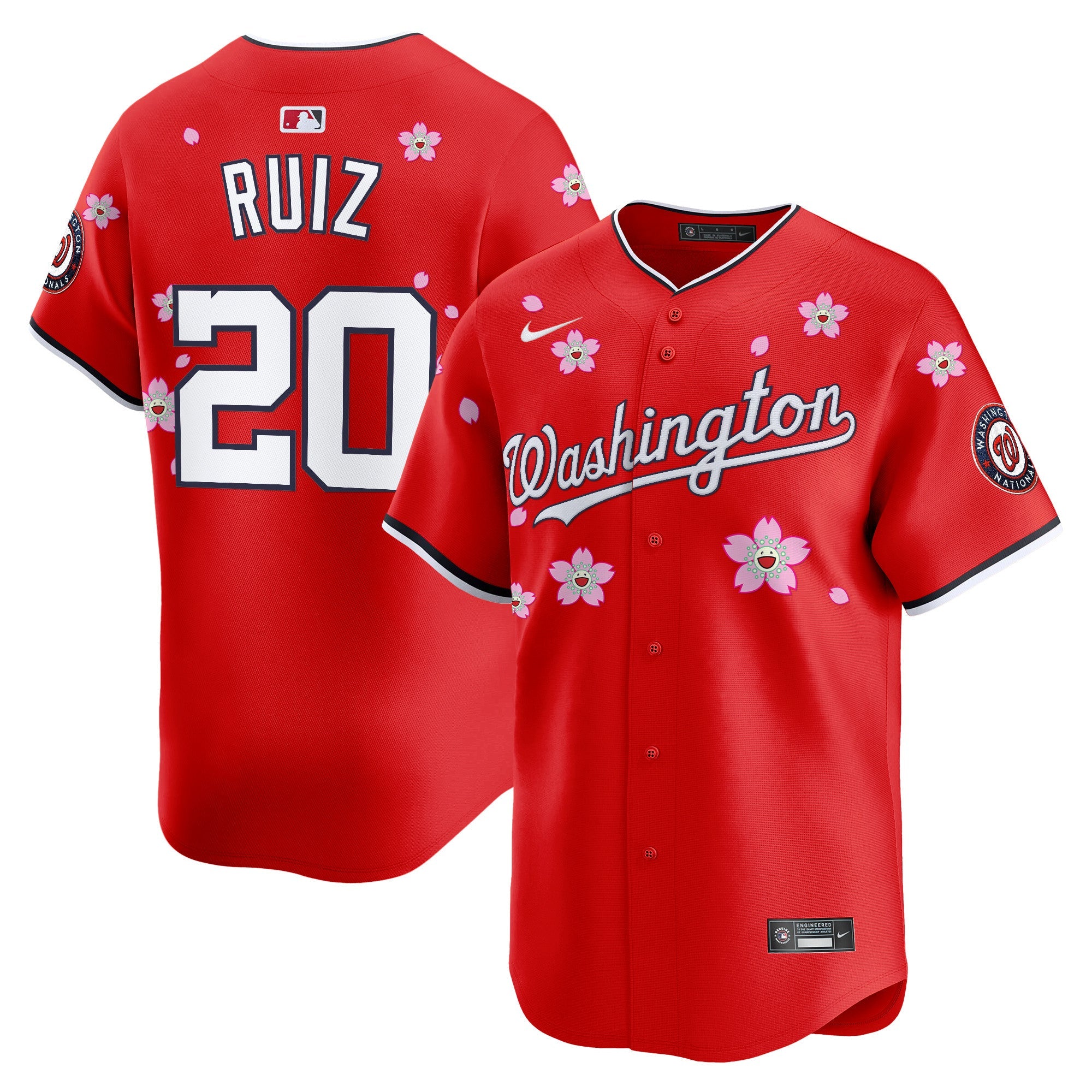 Men’s Washington Cherry Blossom Vapor Premier Limited Jersey – Stitched