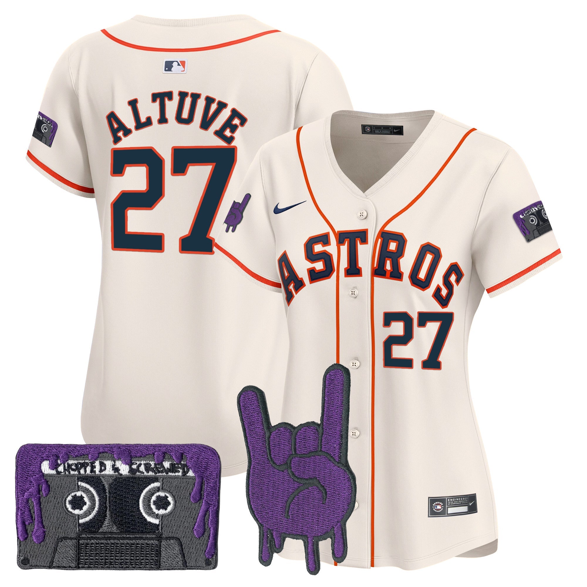 Women’s Houston DJ Screw Patch Vapor Premier Limited Jersey