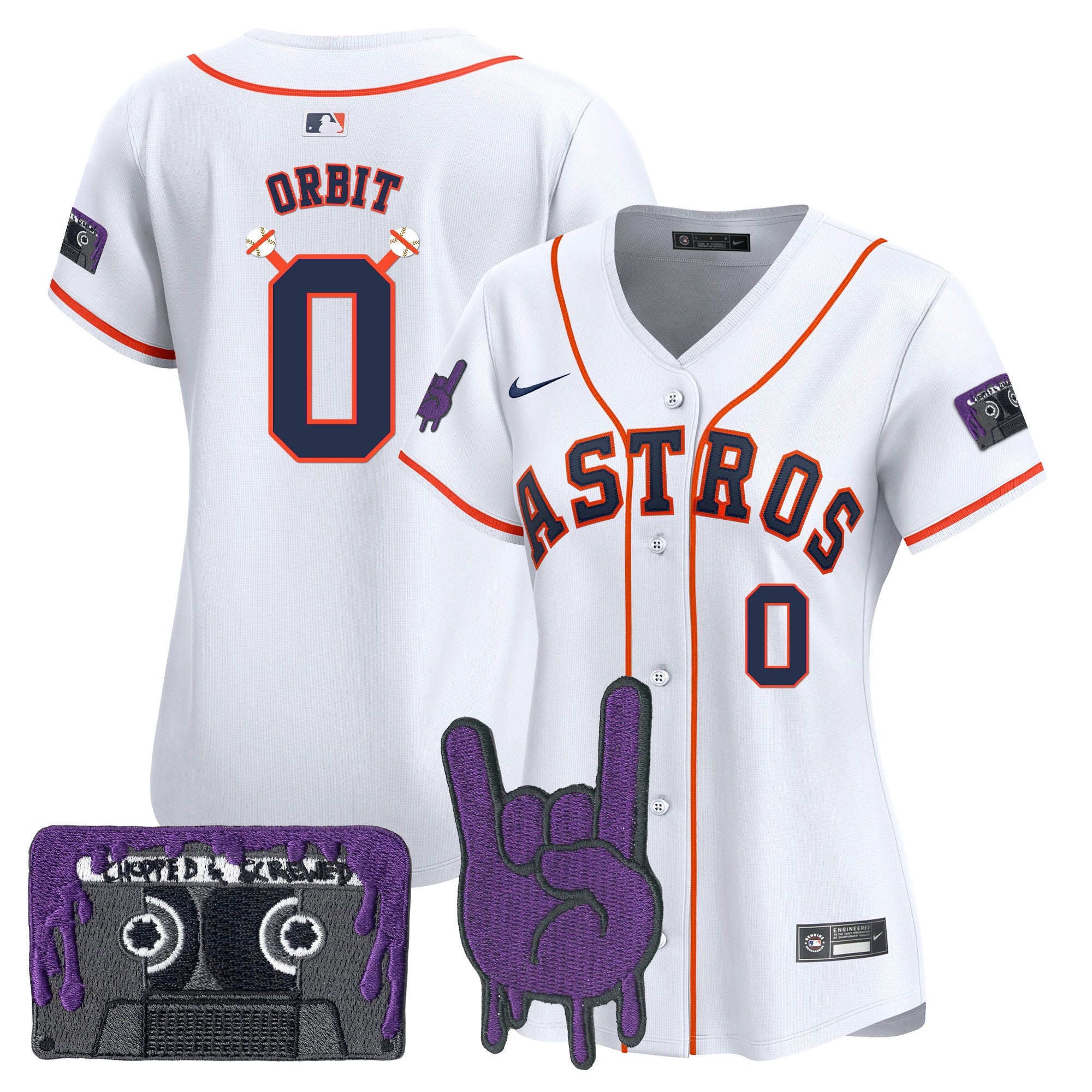 Women’s Houston DJ Screw Patch Vapor Premier Limited Jersey