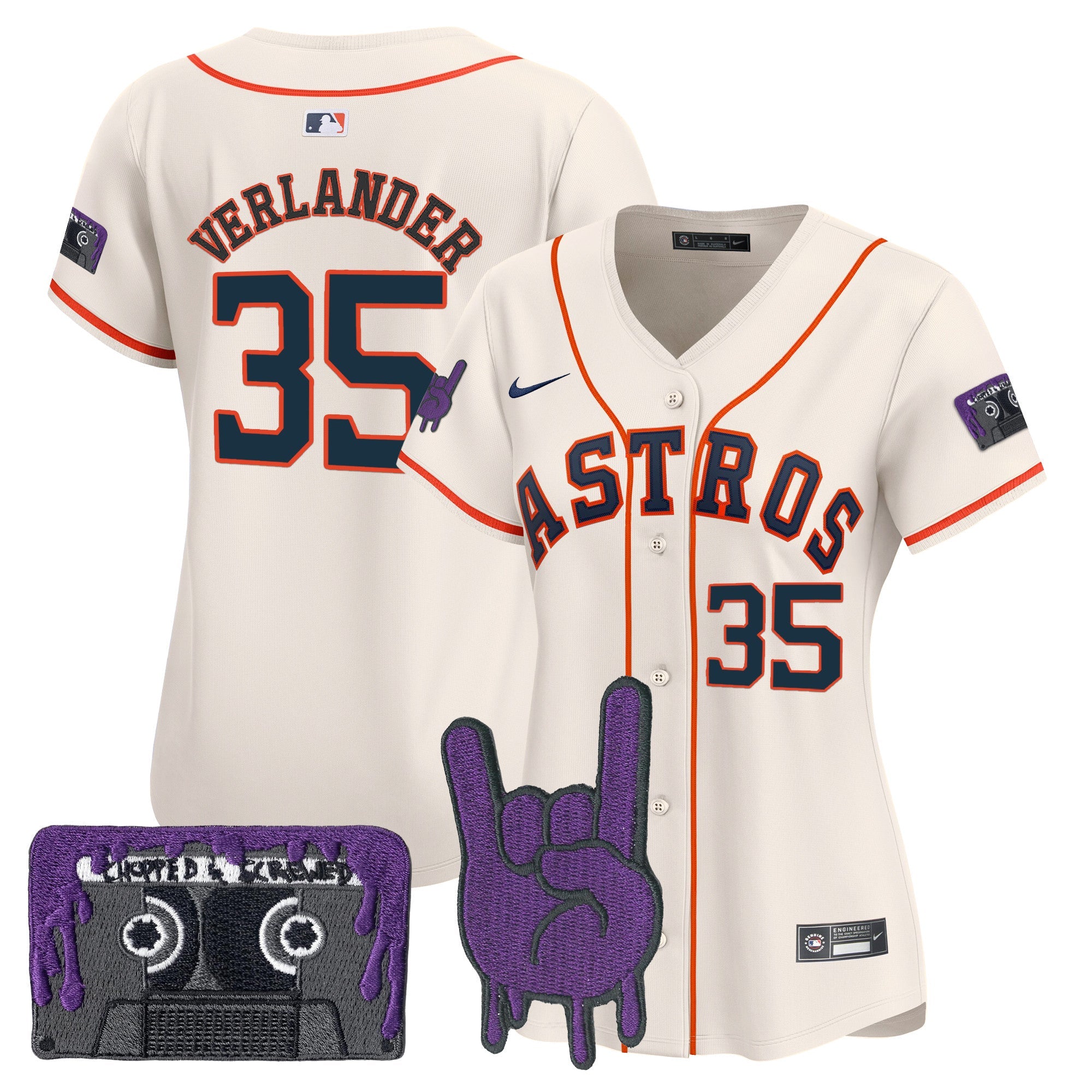 Women’s Houston DJ Screw Patch Vapor Premier Limited Jersey