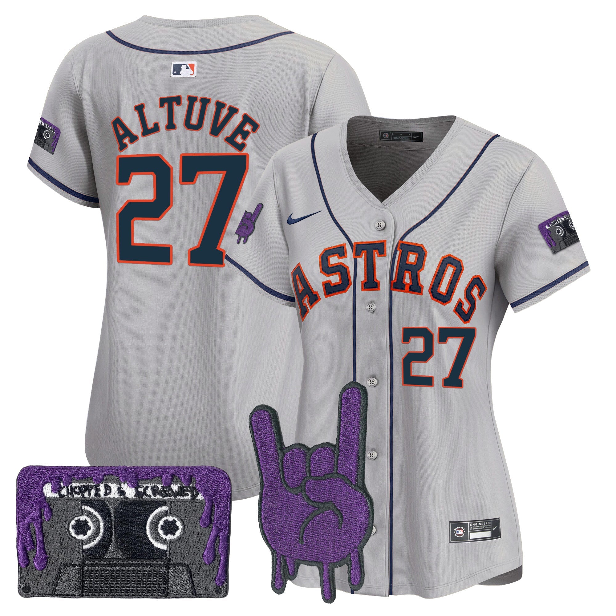 Women’s Houston DJ Screw Patch Vapor Premier Limited Jersey