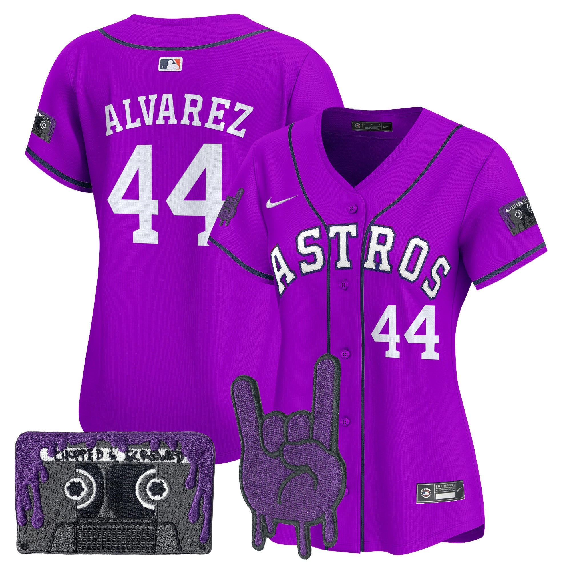 Women’s Houston DJ Screw Patch Vapor Premier Limited Jersey